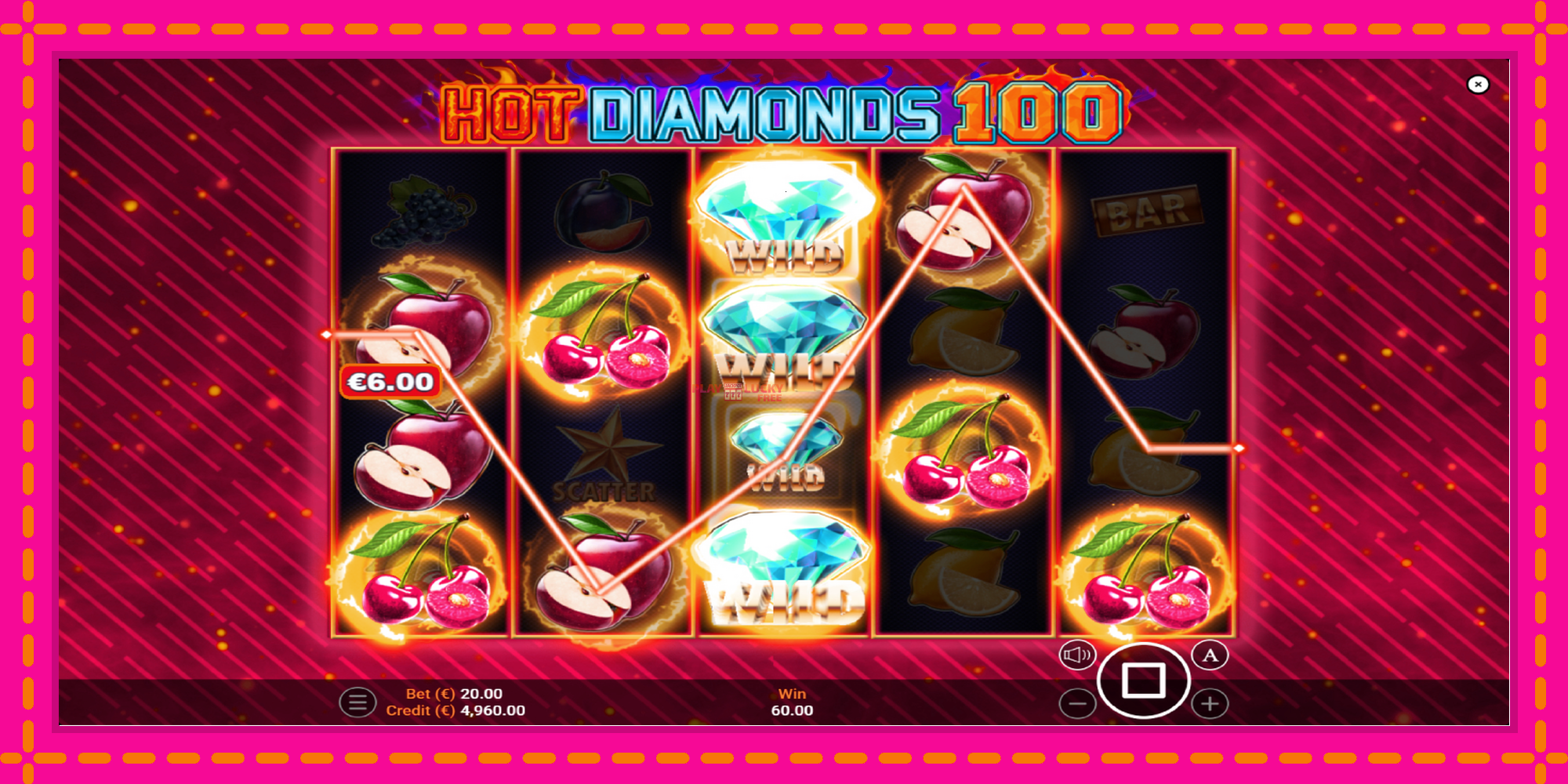 Безплатна игра в Hot Diamonds 100 без регистрация, картина 3