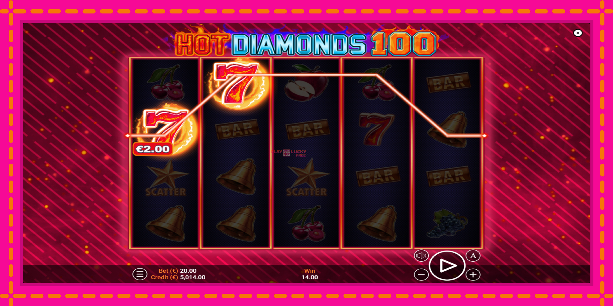 Безплатна игра в Hot Diamonds 100 без регистрация, картина 4