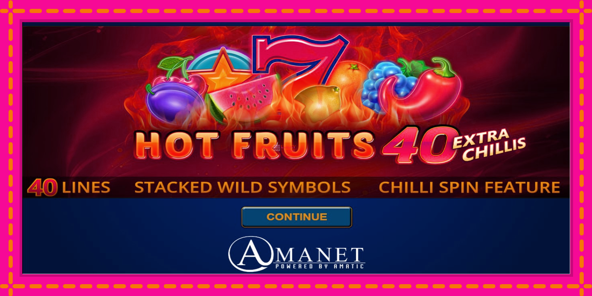 Безплатна игра в Hot Fruits 40 Extra Chillis без регистрация, картина 1