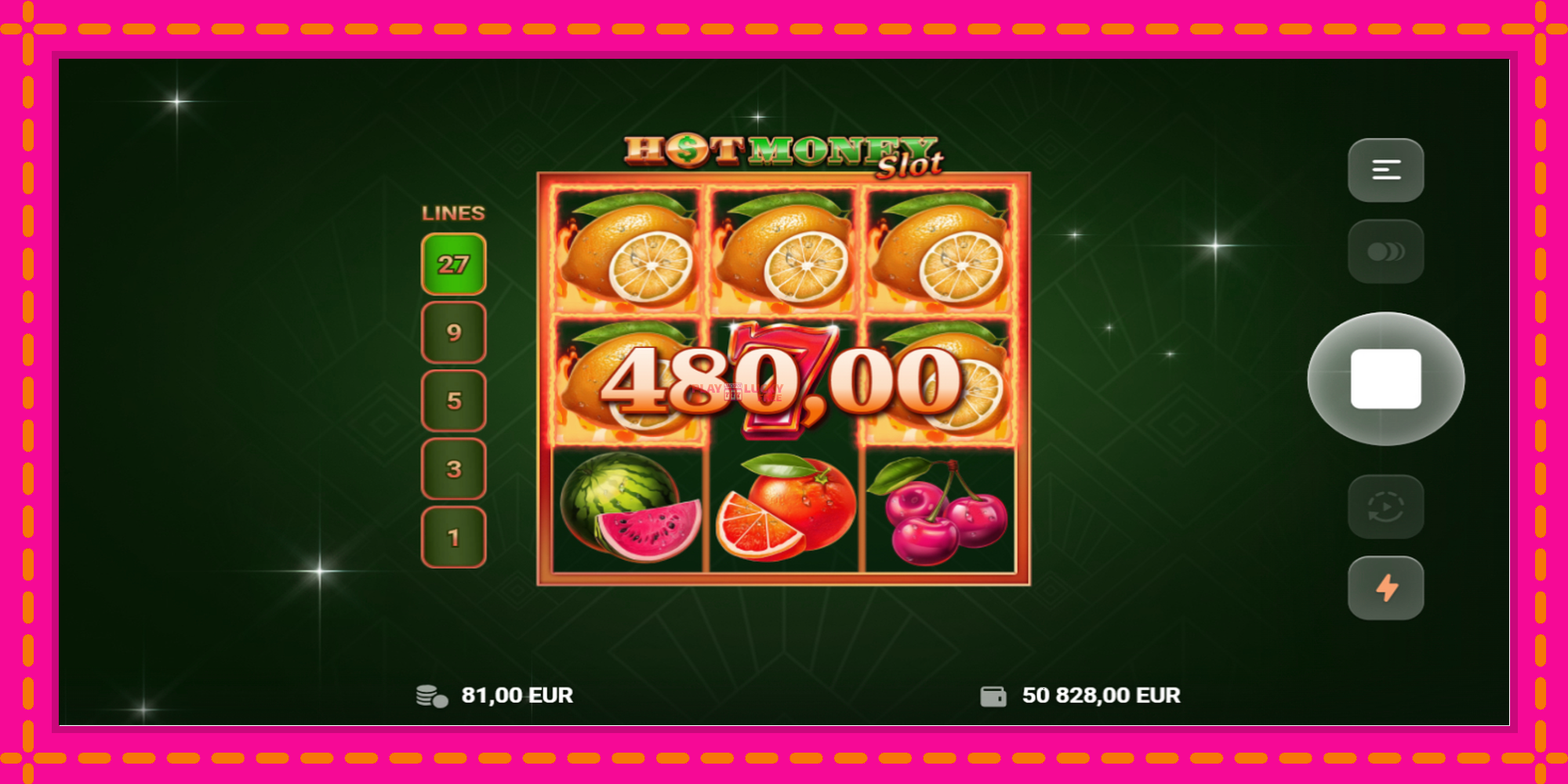 Безплатна игра в Hot Money Slot без регистрация, картина 5