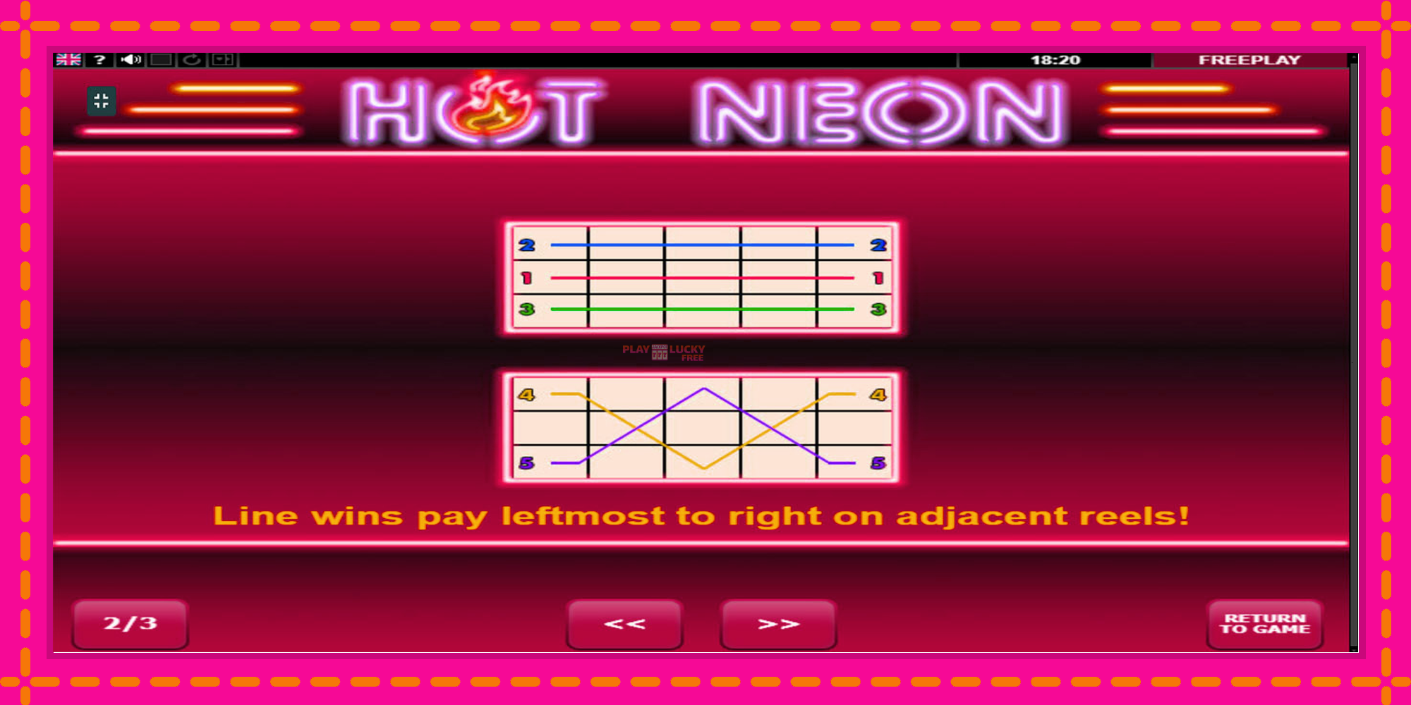 Безплатна игра в Hot Neon без регистрация, картина 6