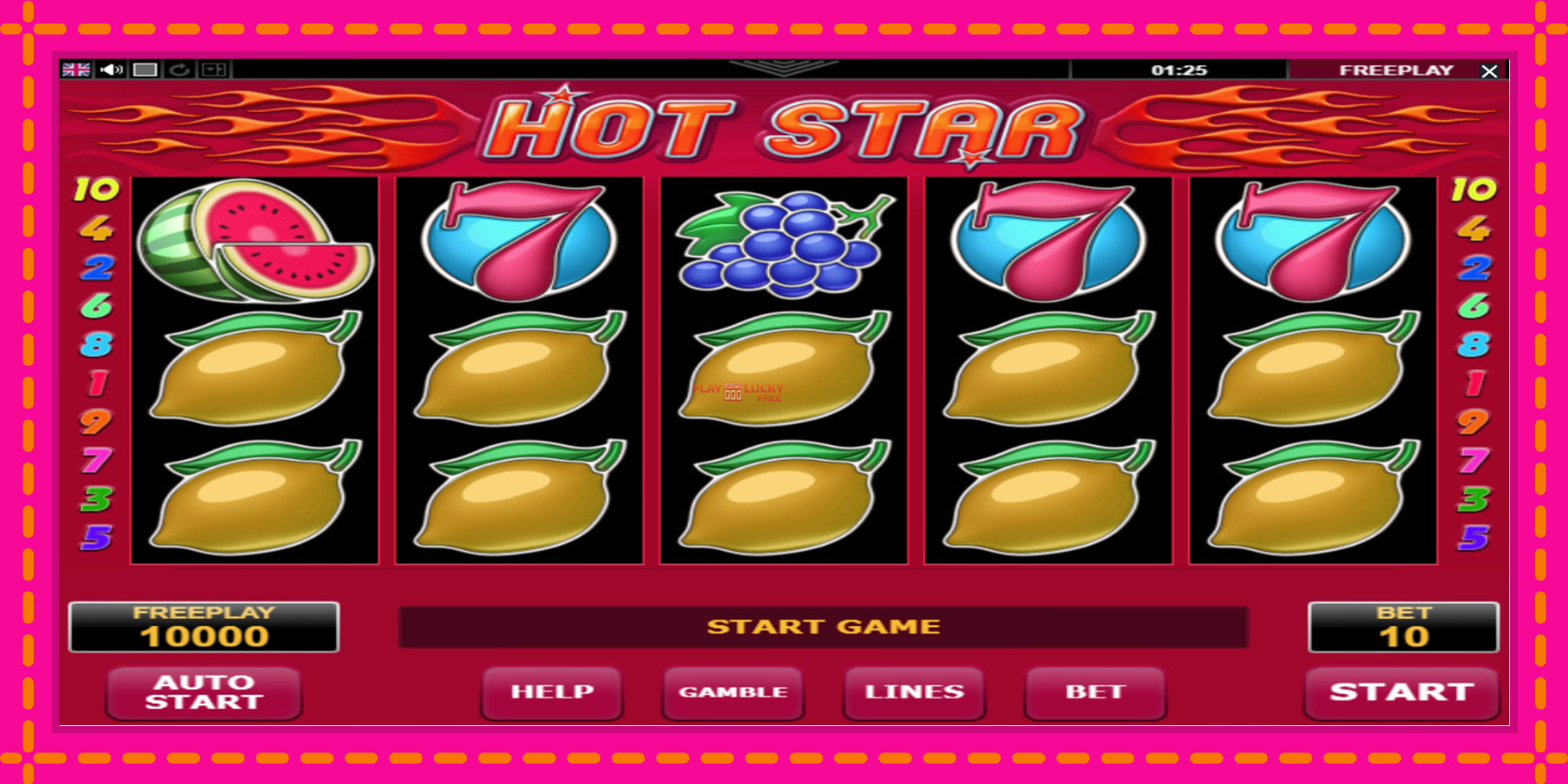 Безплатна игра в Hot Star без регистрация, картина 2