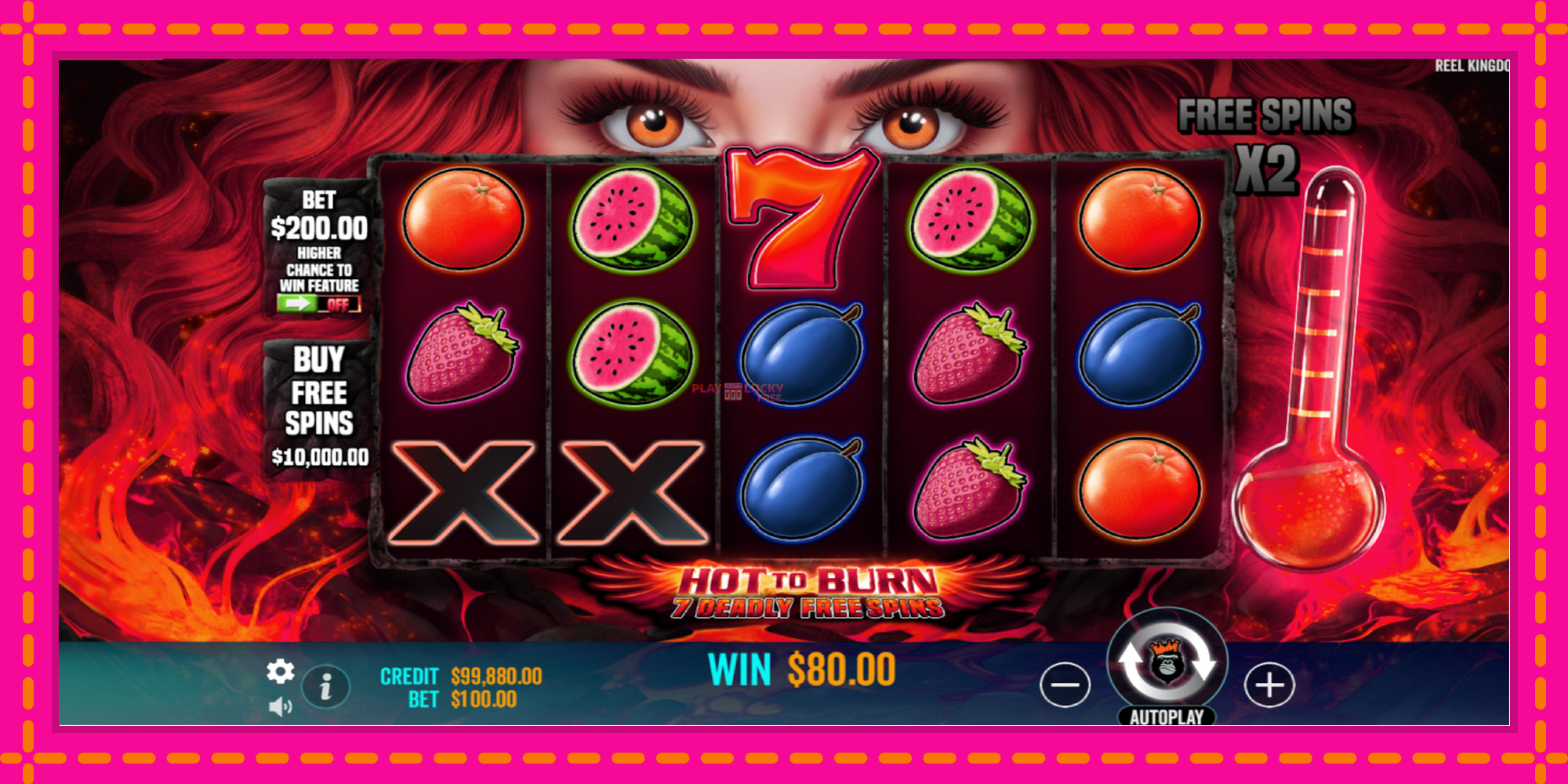 Безплатна игра в Hot to Burn - 7 Deadly Free Spins без регистрация, картина 3