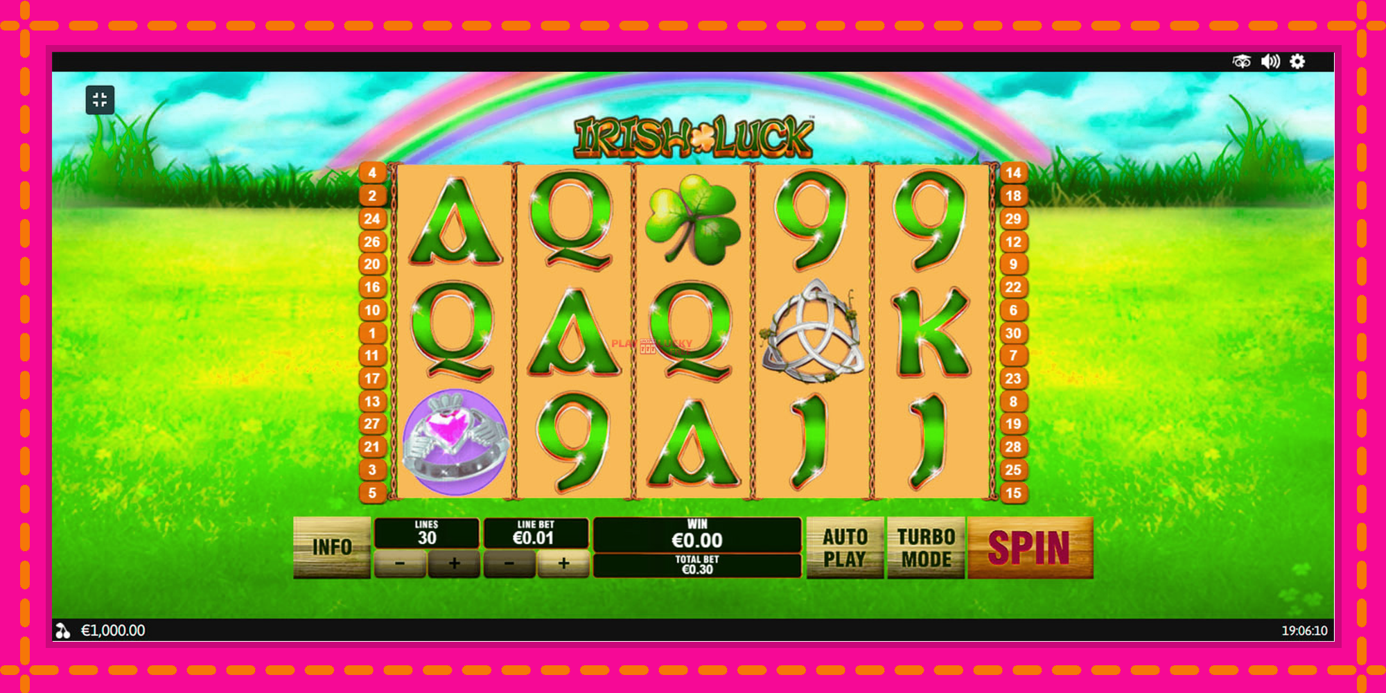 Безплатна игра в Irish Luck без регистрация, картина 1