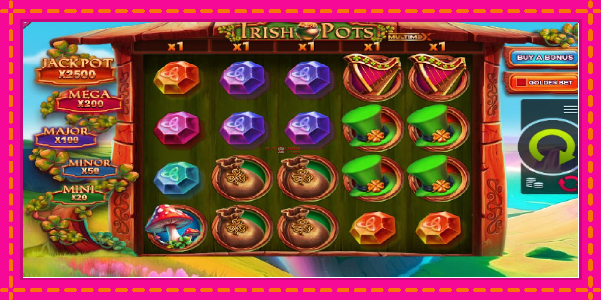 Безплатна игра в Irish Pots MultiMax без регистрация, картина 1