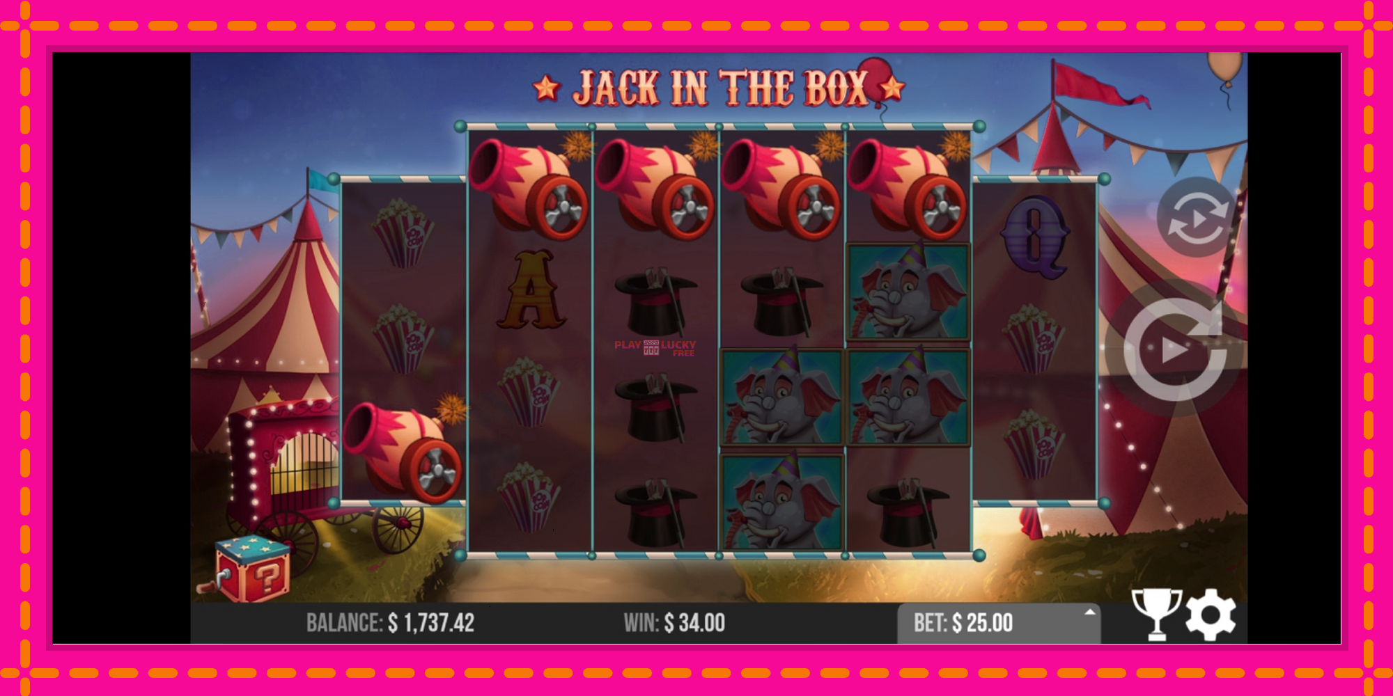 Безплатна игра в Jack in the Box без регистрация, картина 4