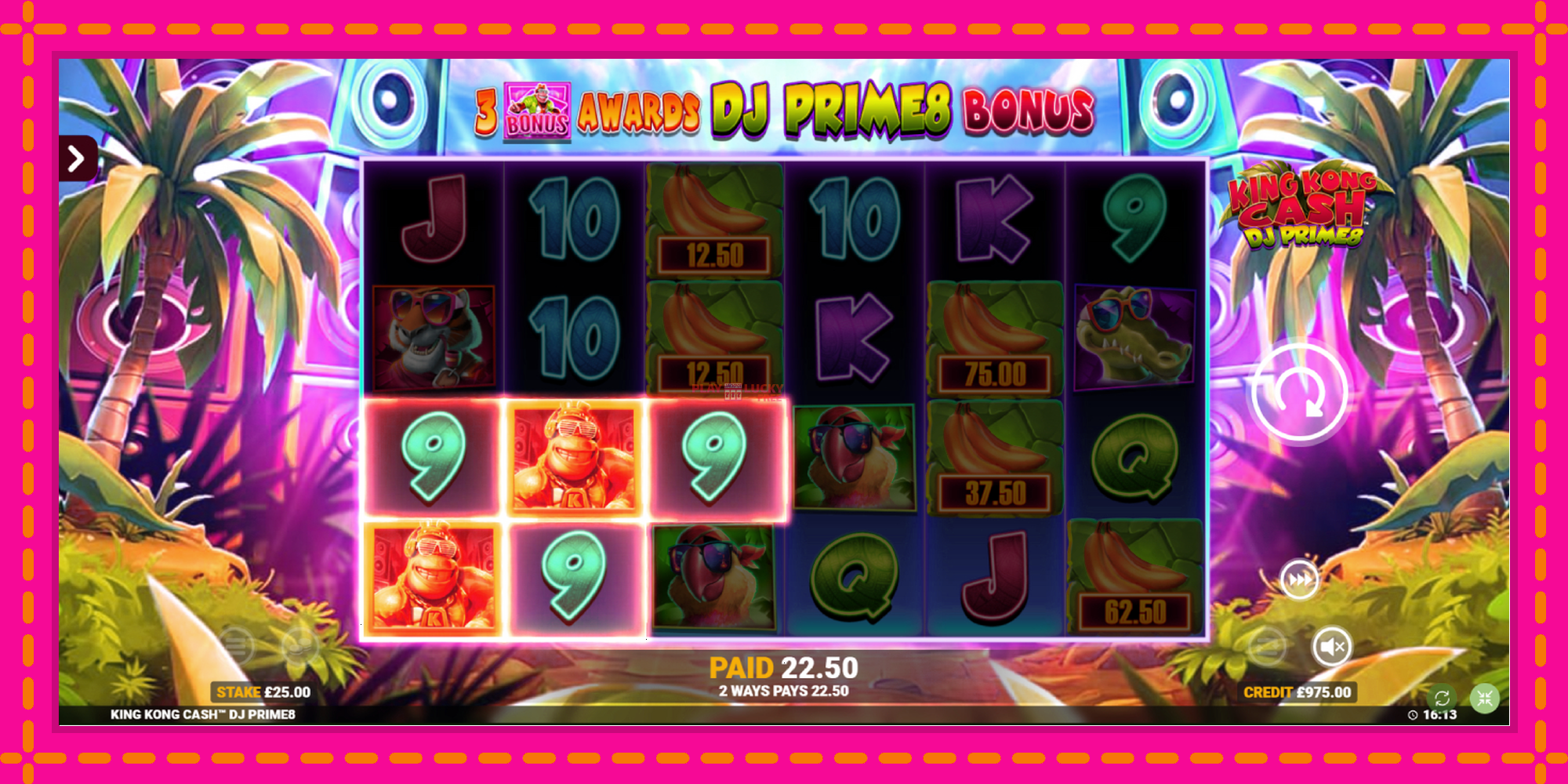 Безплатна игра в King Kong Cash DJ Prime8 Rapid Fire Jackpots без регистрация, картина 3