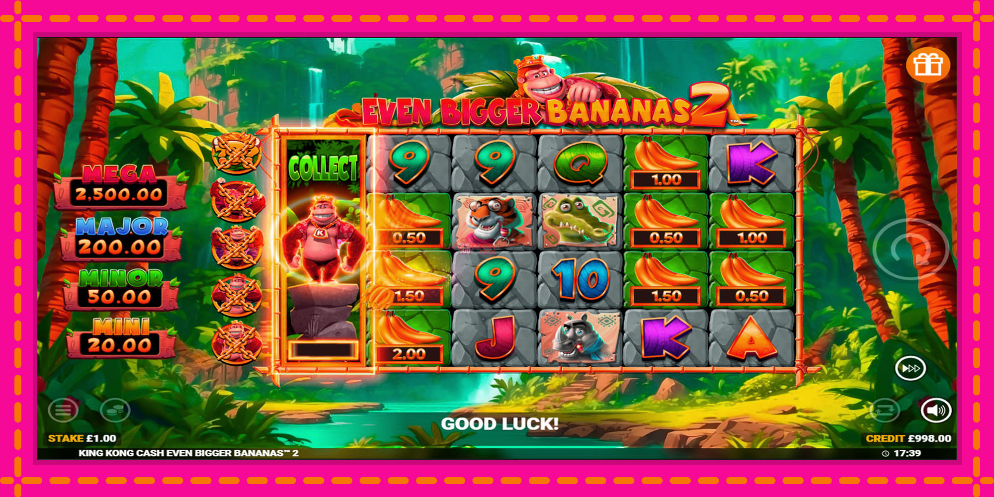 Безплатна игра в King Kong Cash Even Bigger Bananas 2 без регистрация, картина 2