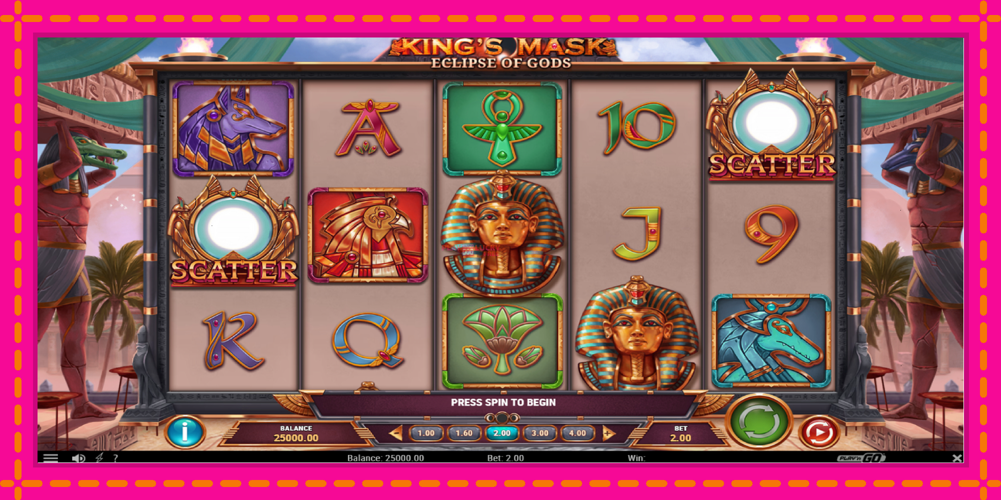 Безплатна игра в King’s Mask Eclipse of Gods без регистрация, картина 2