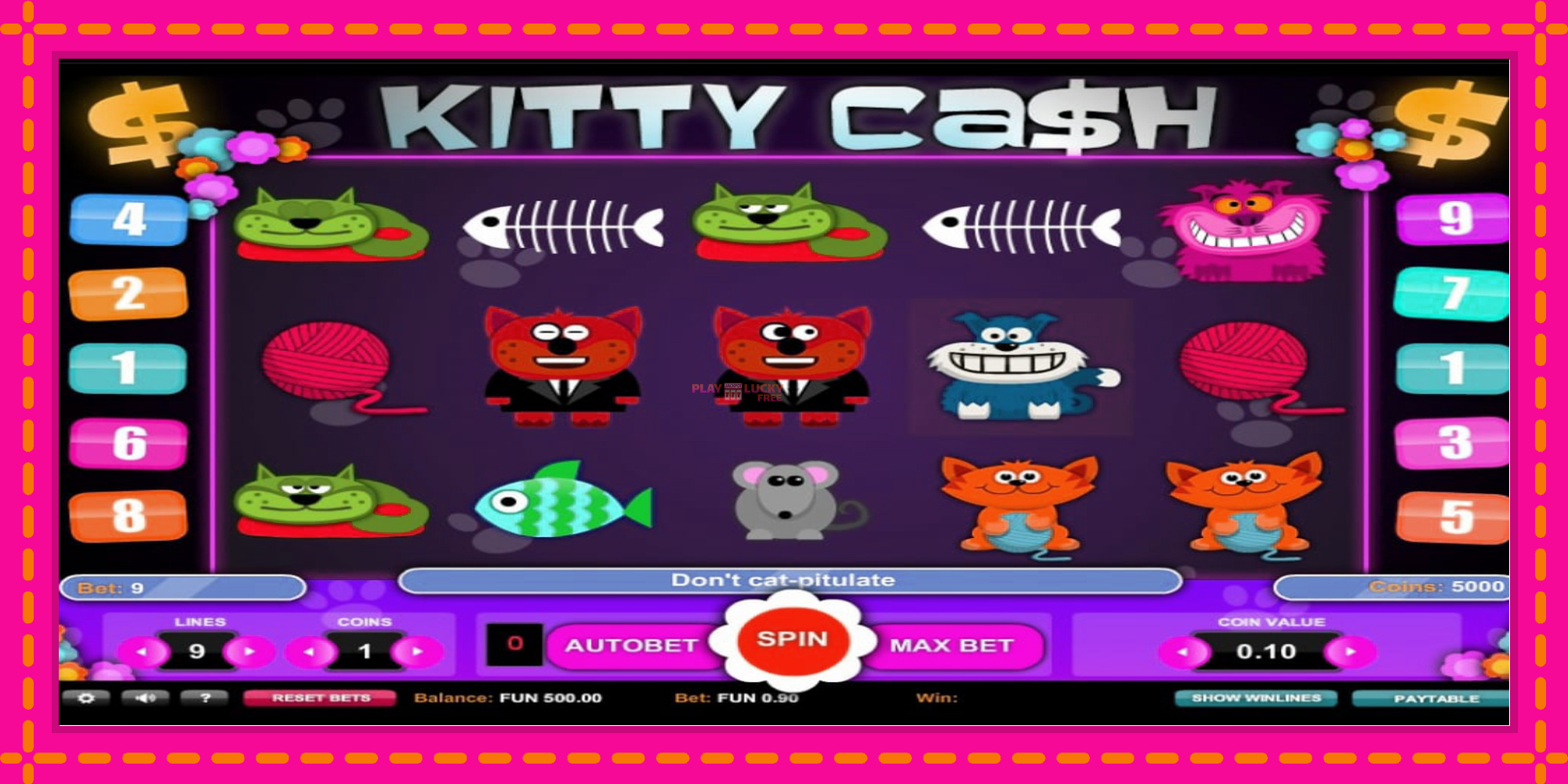 Безплатна игра в Kitty Cash без регистрация, картина 1