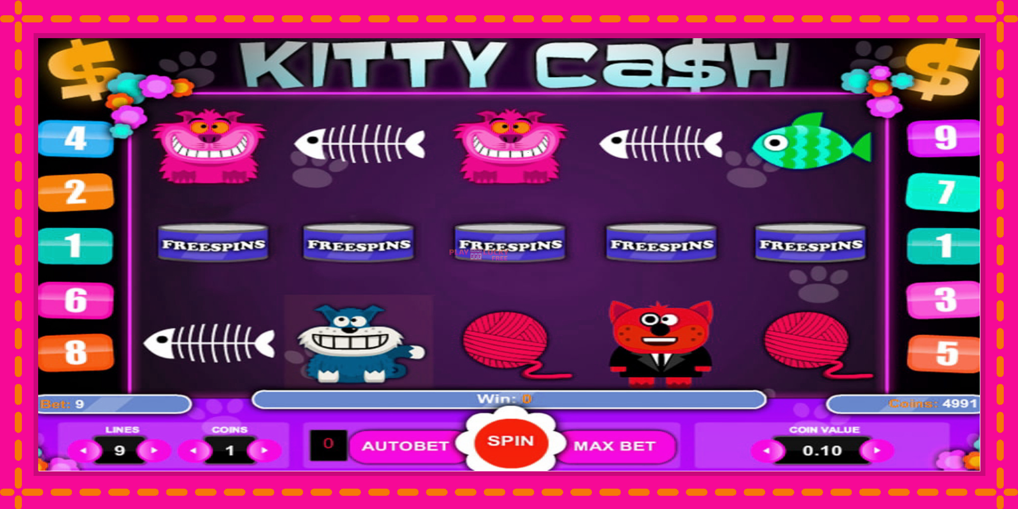 Безплатна игра в Kitty Cash без регистрация, картина 2