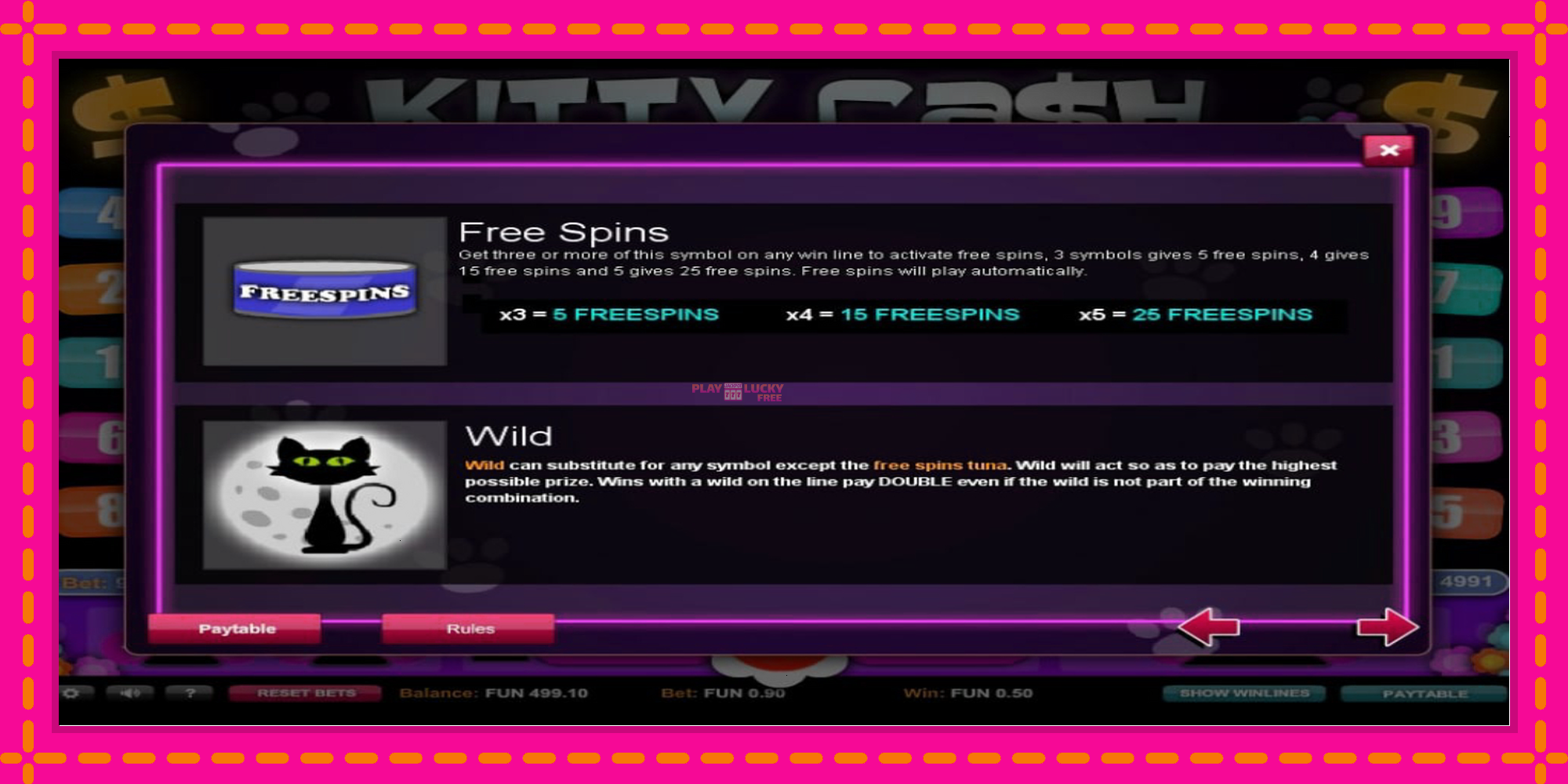 Безплатна игра в Kitty Cash без регистрация, картина 7