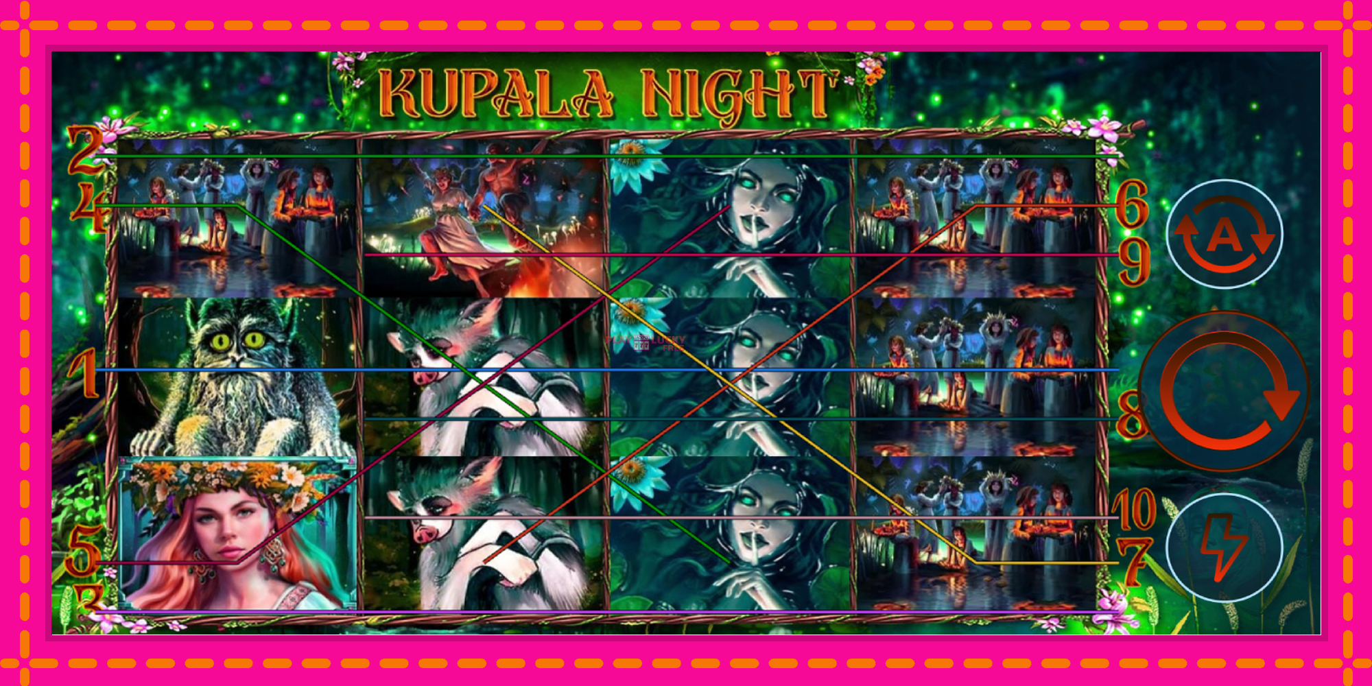 Безплатна игра в Kupala Night без регистрация, картина 2