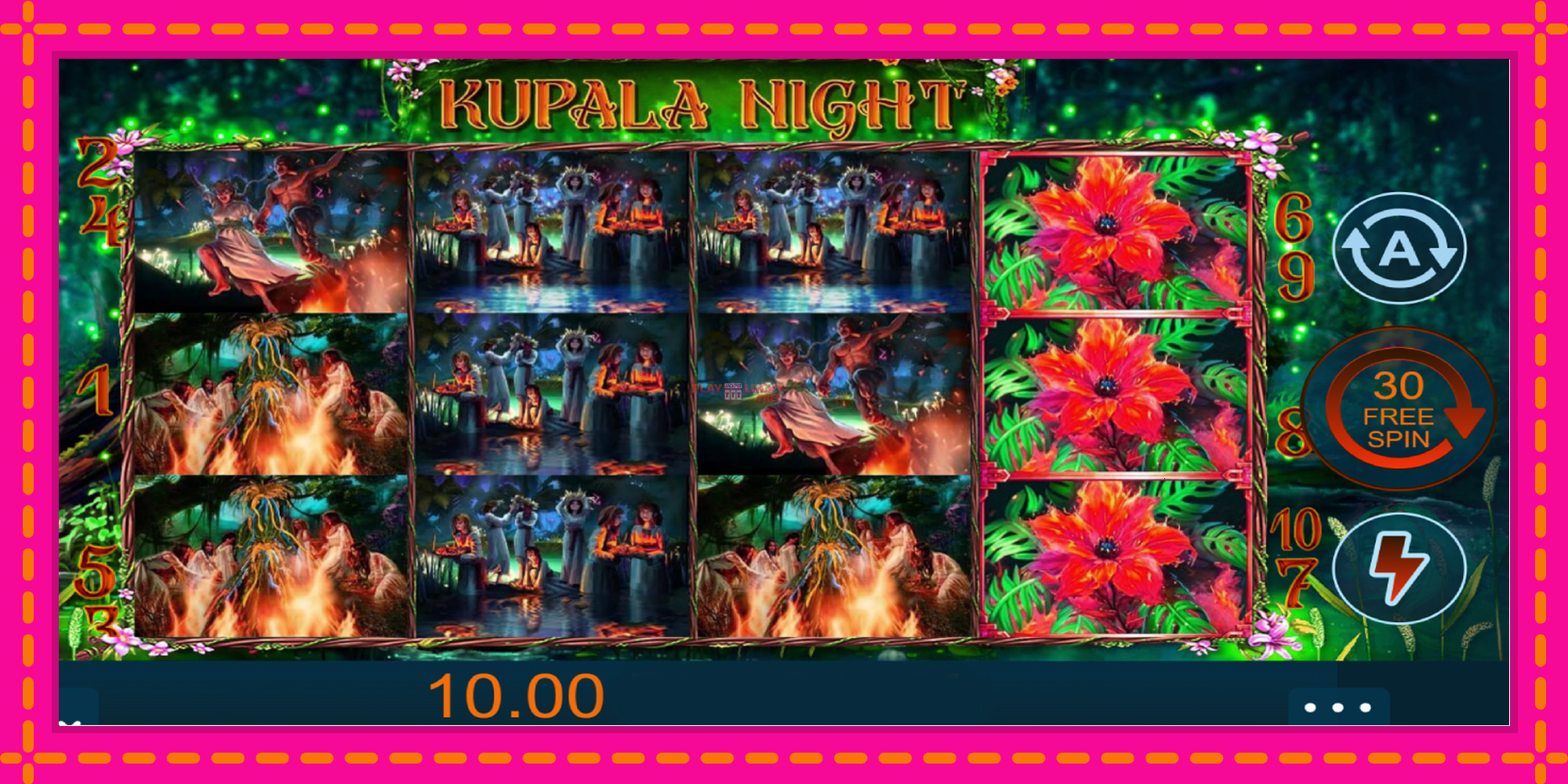 Безплатна игра в Kupala Night без регистрация, картина 3