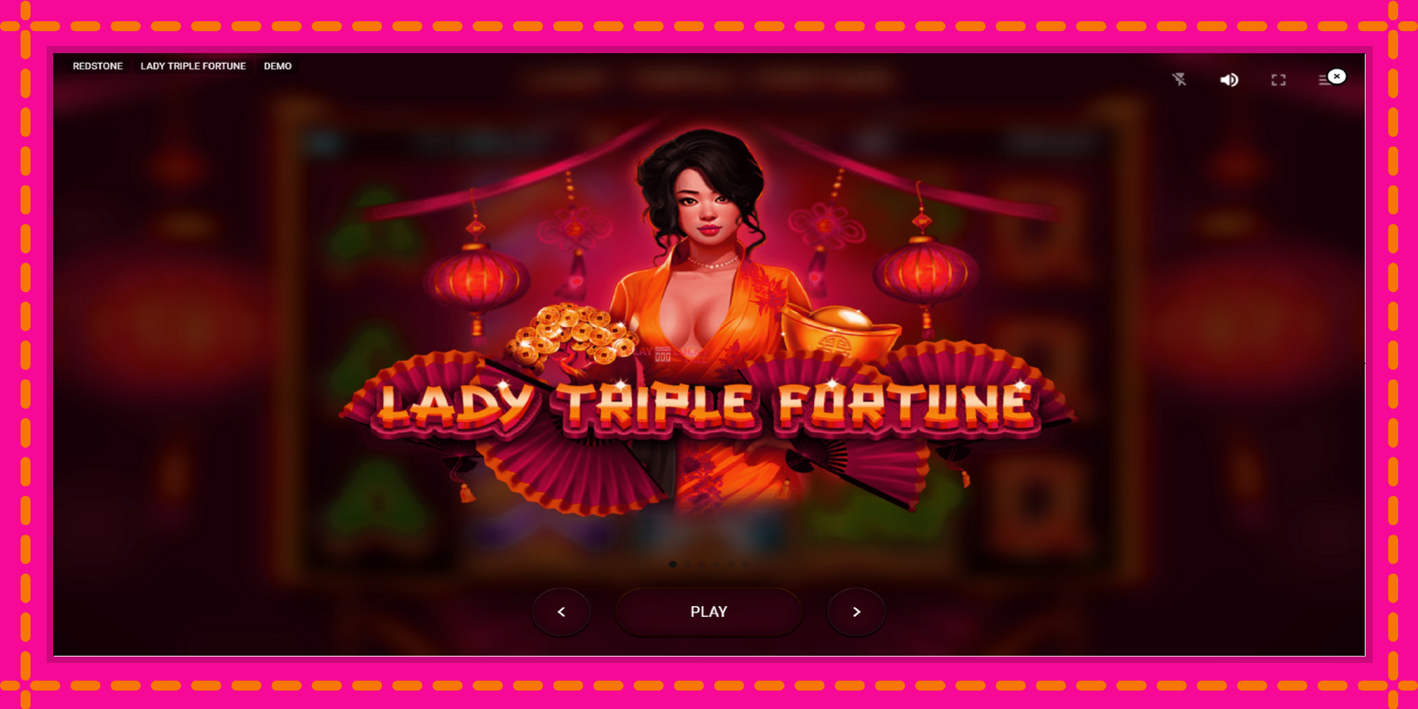 Безплатна игра в Lady Triple Fortune без регистрация, картина 1