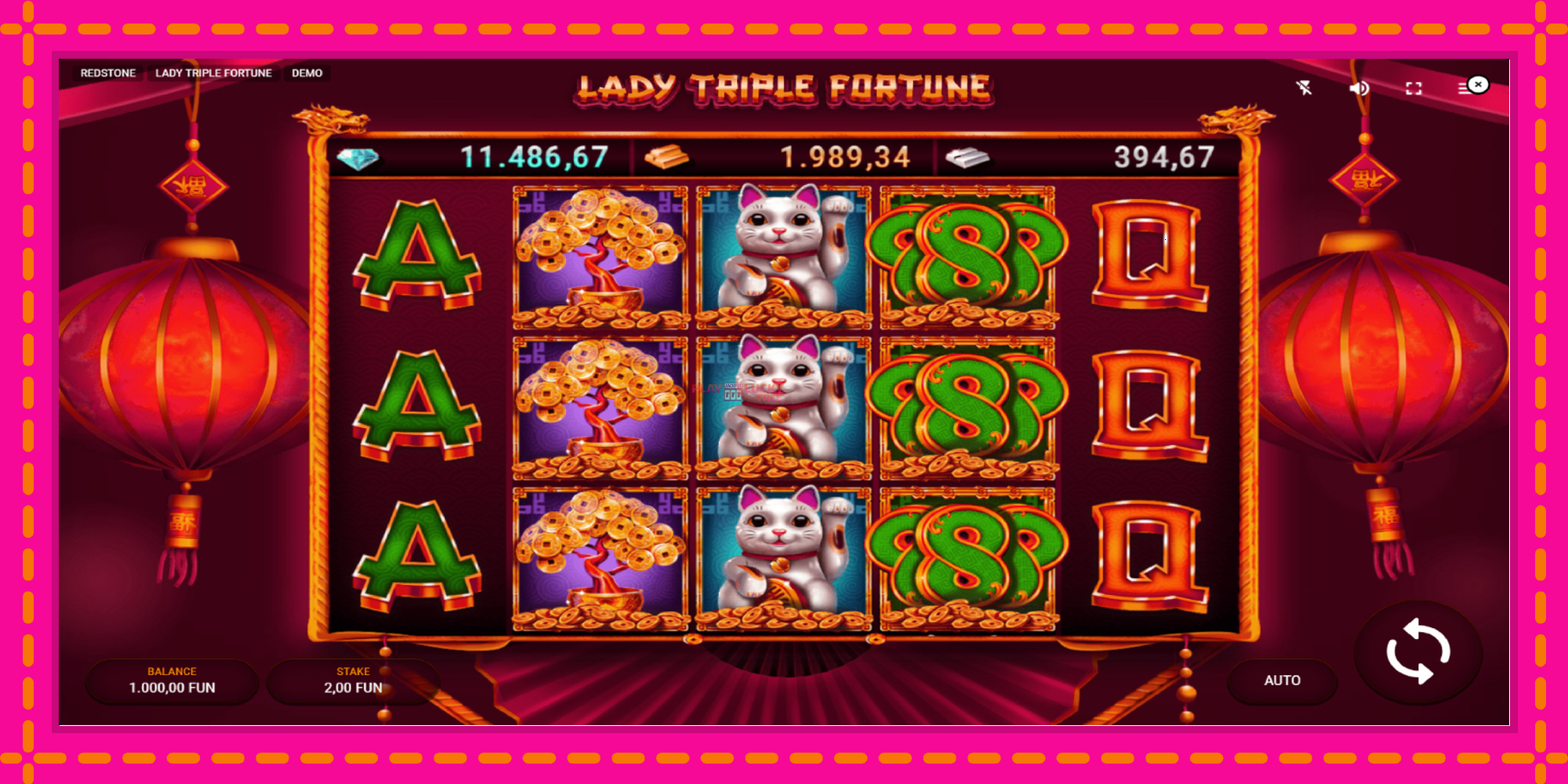 Безплатна игра в Lady Triple Fortune без регистрация, картина 2