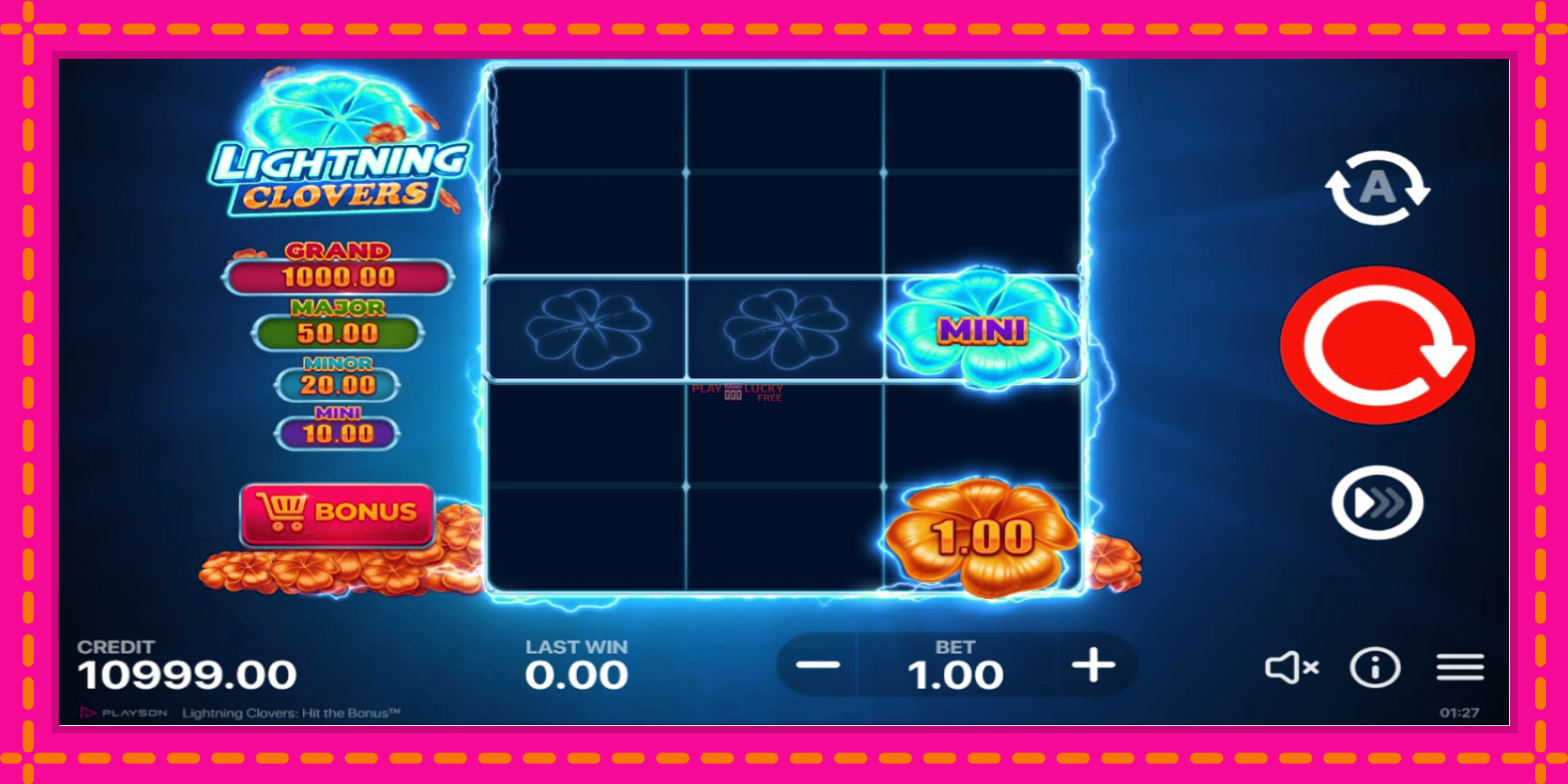 Безплатна игра в Lightning Clovers без регистрация, картина 2