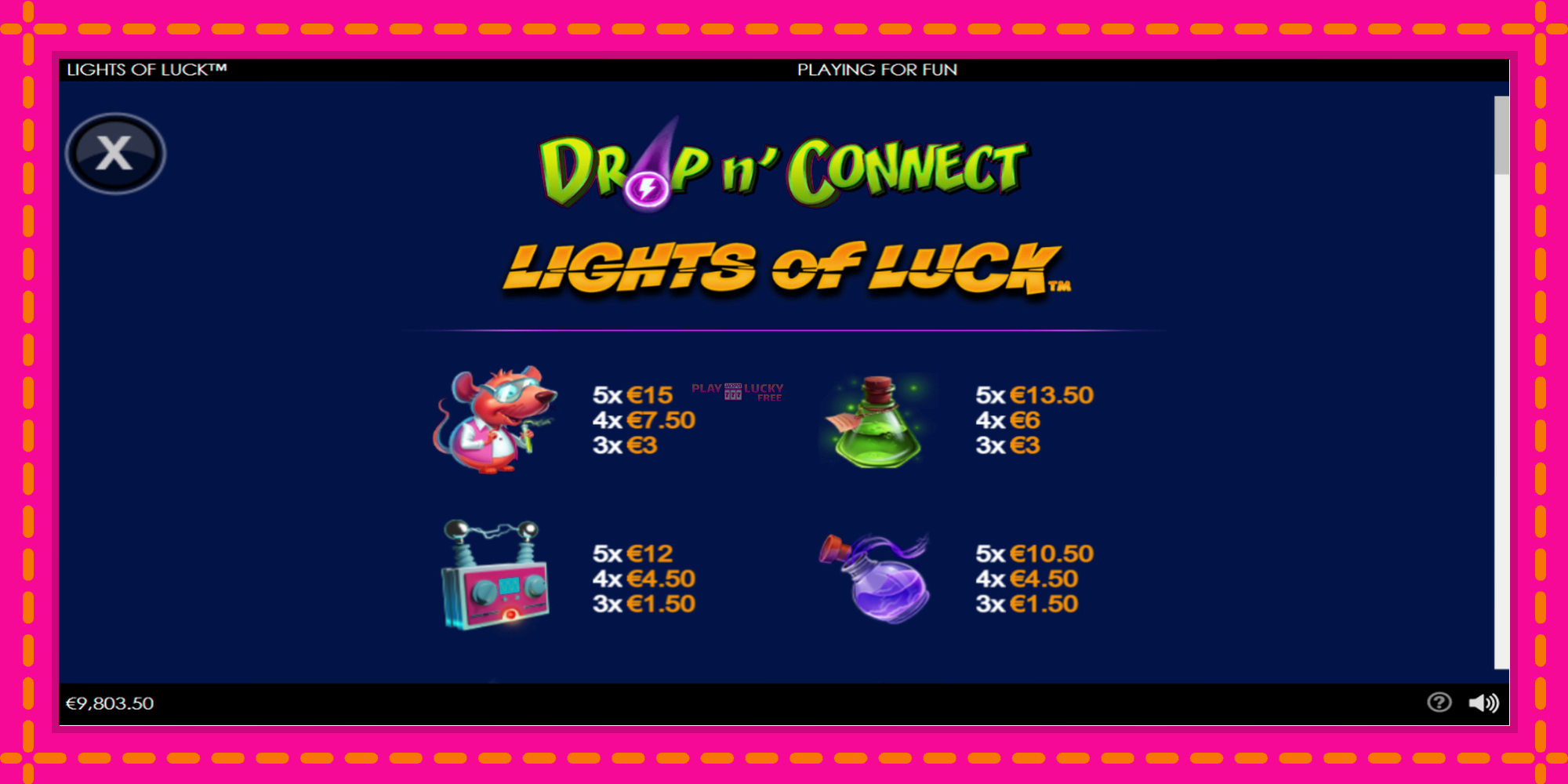 Безплатна игра в Lights of Luck без регистрация, картина 5