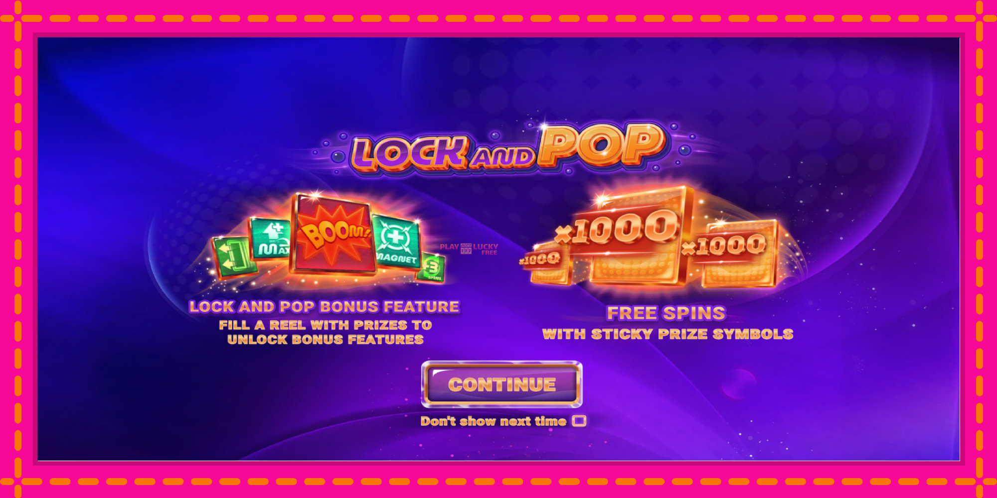 Безплатна игра в Lock and Pop без регистрация, картина 1