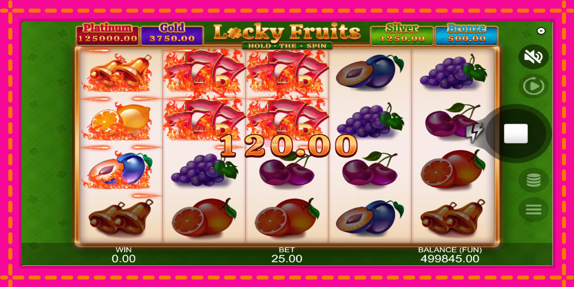 Безплатна игра в Locky Fruits: Hold the Spin без регистрация, картина 3