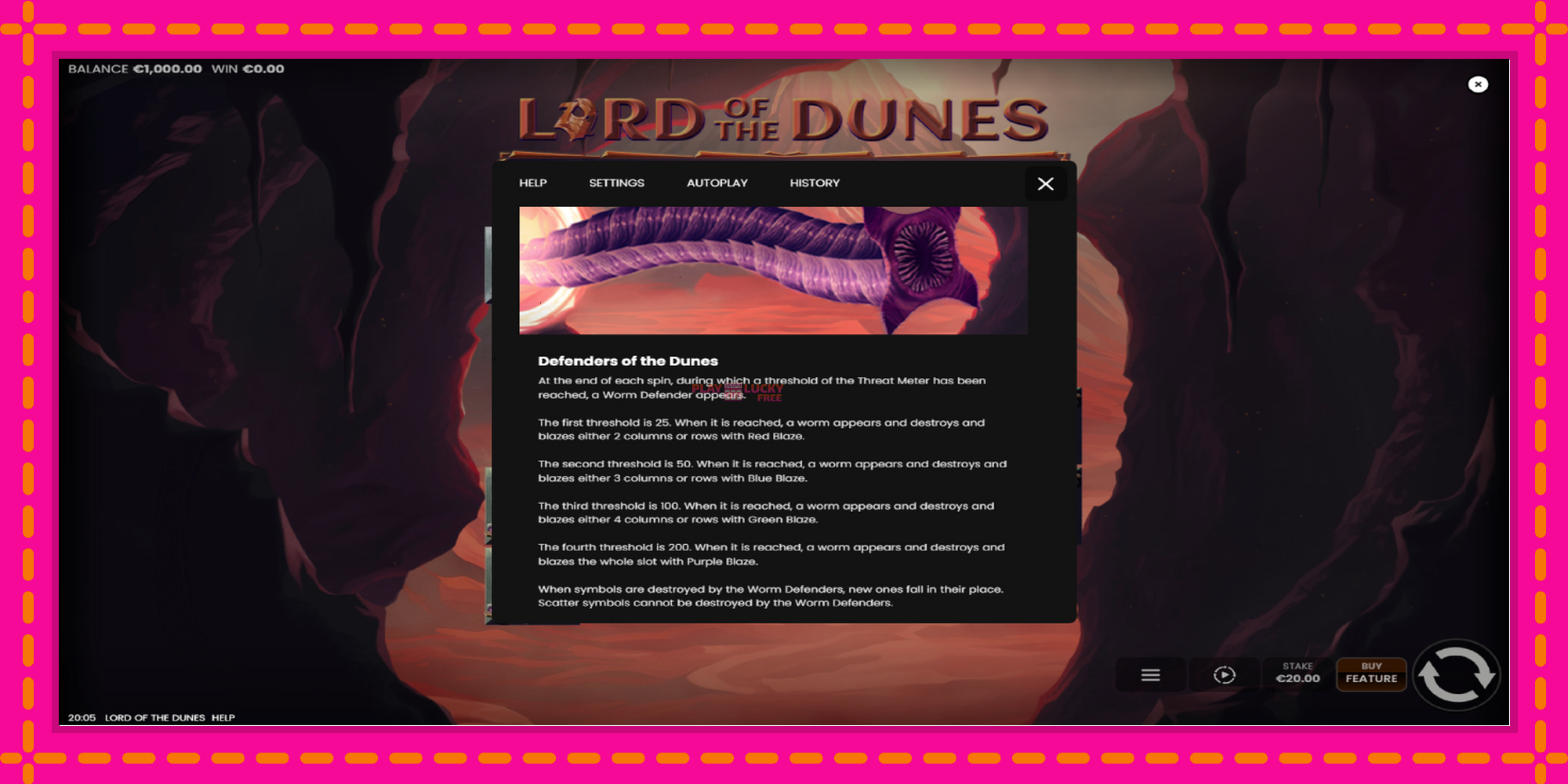 Безплатна игра в Lord of the Dunes без регистрация, картина 7