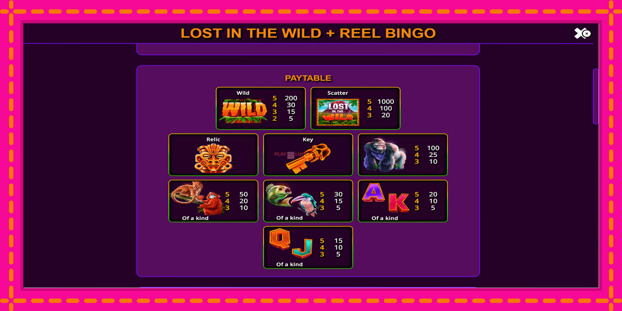 Безплатна игра в Lost in the Wild with Reel Bingo без регистрация, картина 6