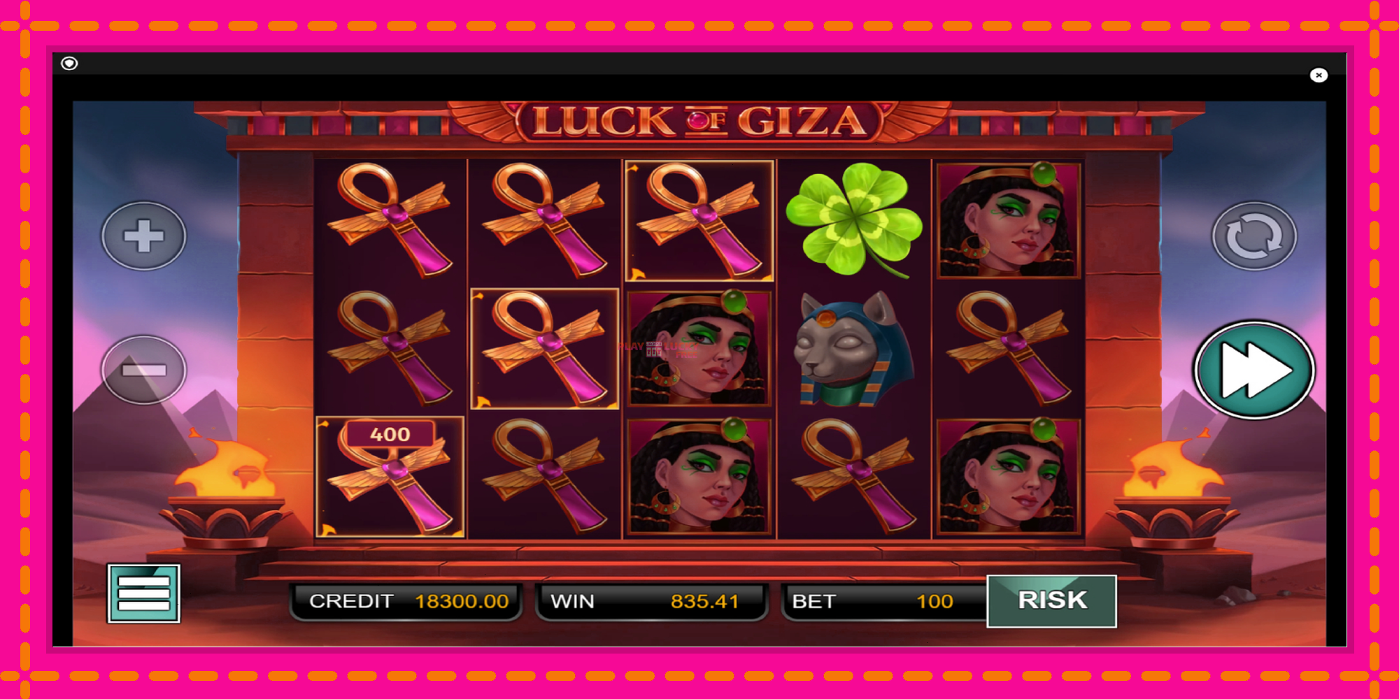 Безплатна игра в Luck of Giza без регистрация, картина 2