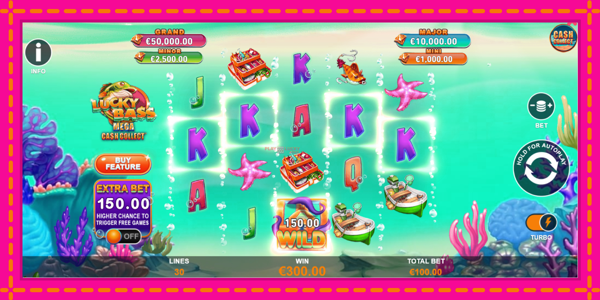 Безплатна игра в Lucky Bass Mega Cash Collect без регистрация, картина 3