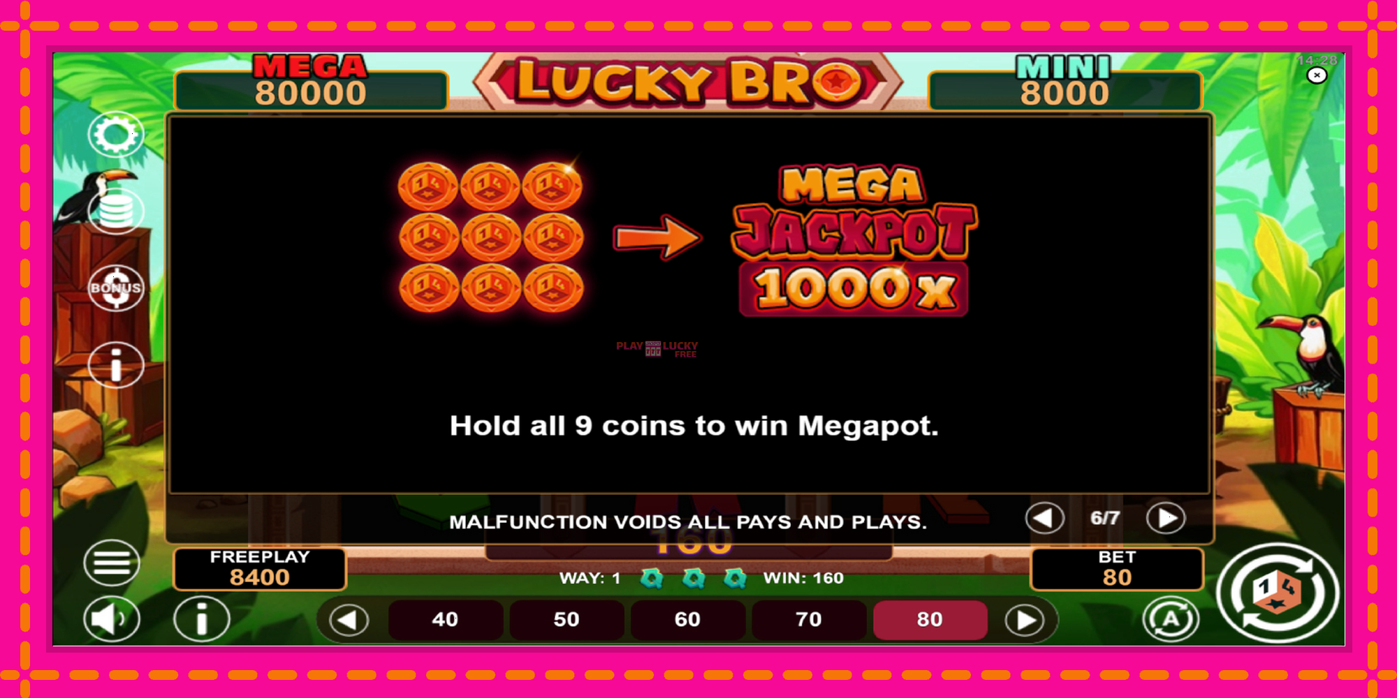 Безплатна игра в Lucky Bro Hold & Win без регистрация, картина 7