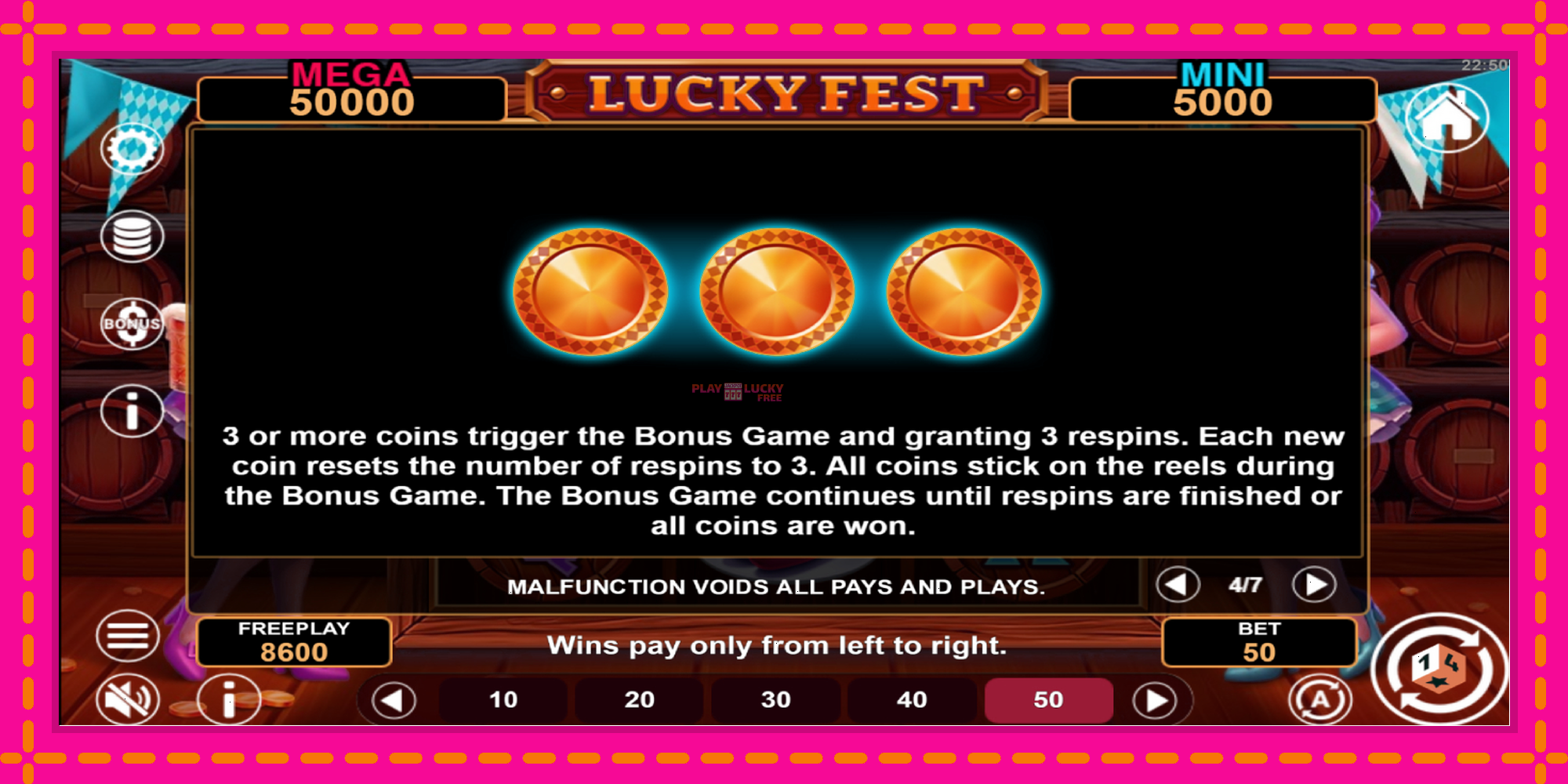 Безплатна игра в Lucky Fest Hold & Win без регистрация, картина 7