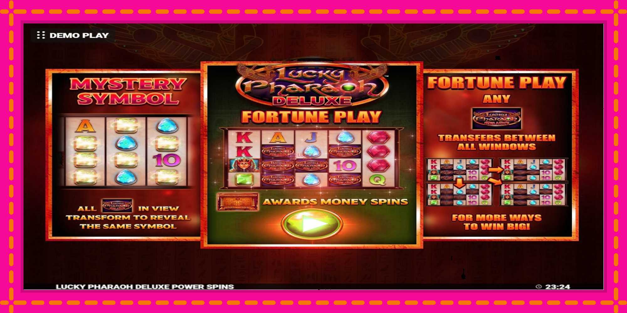 Безплатна игра в Lucky Pharaoh Deluxe Fortune Play без регистрация, картина 1