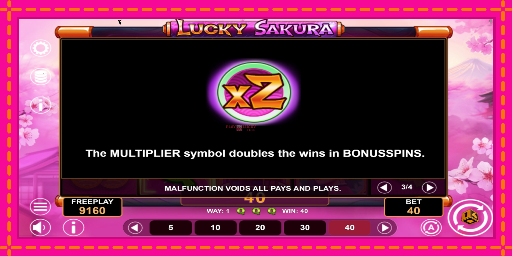 Безплатна игра в Lucky Sakura Win Spins без регистрация, картина 7