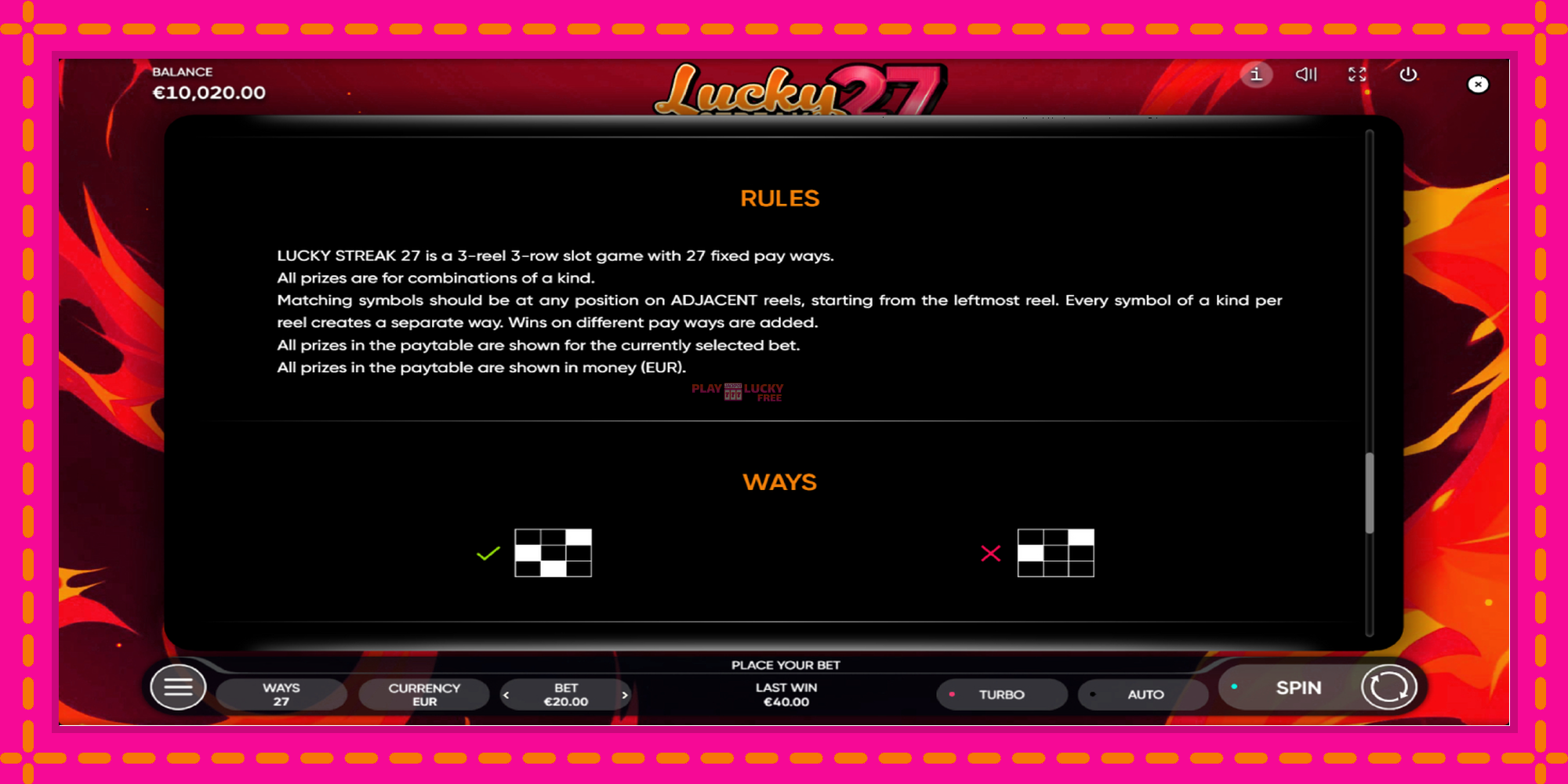 Безплатна игра в Lucky Streak 27 без регистрация, картина 7