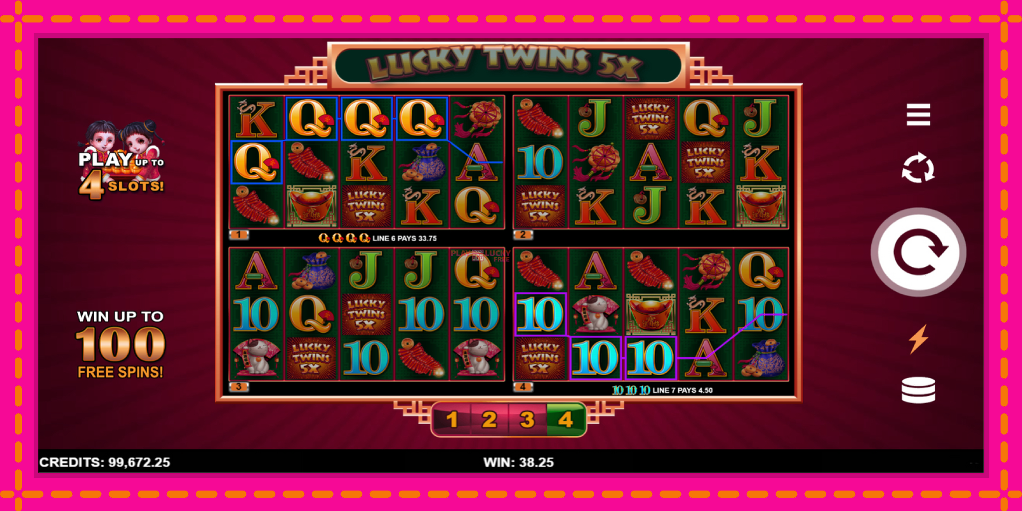 Безплатна игра в Lucky Twins 5X 4Tune Reels без регистрация, картина 3