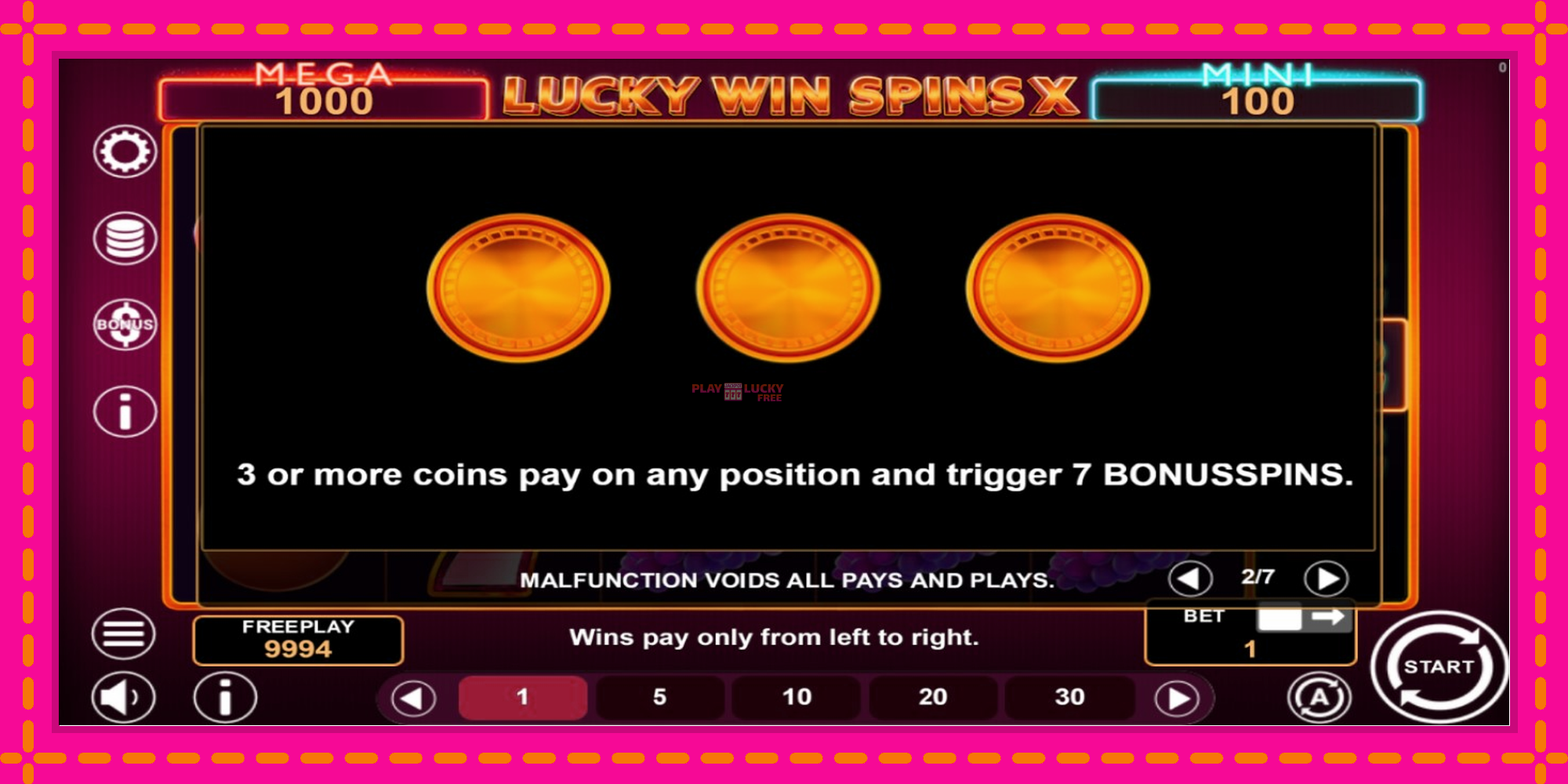 Безплатна игра в Lucky Win Spins X без регистрация, картина 5