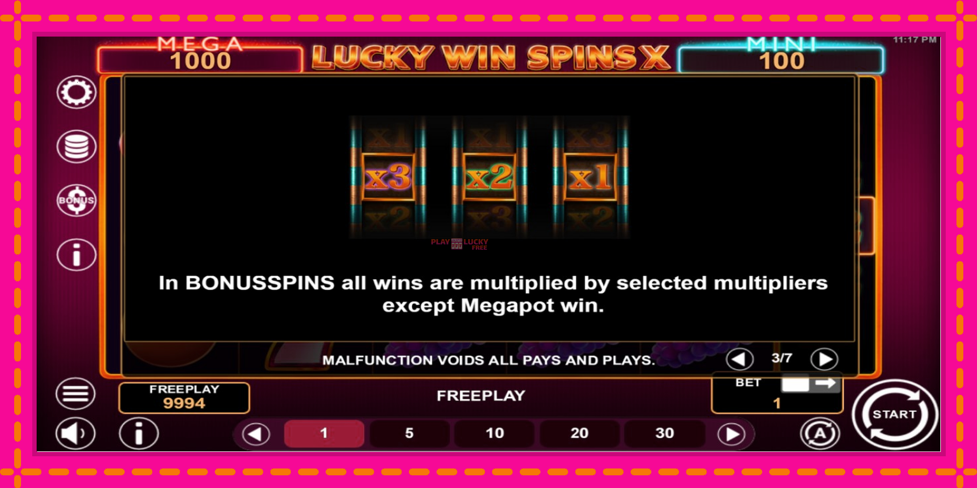 Безплатна игра в Lucky Win Spins X без регистрация, картина 6