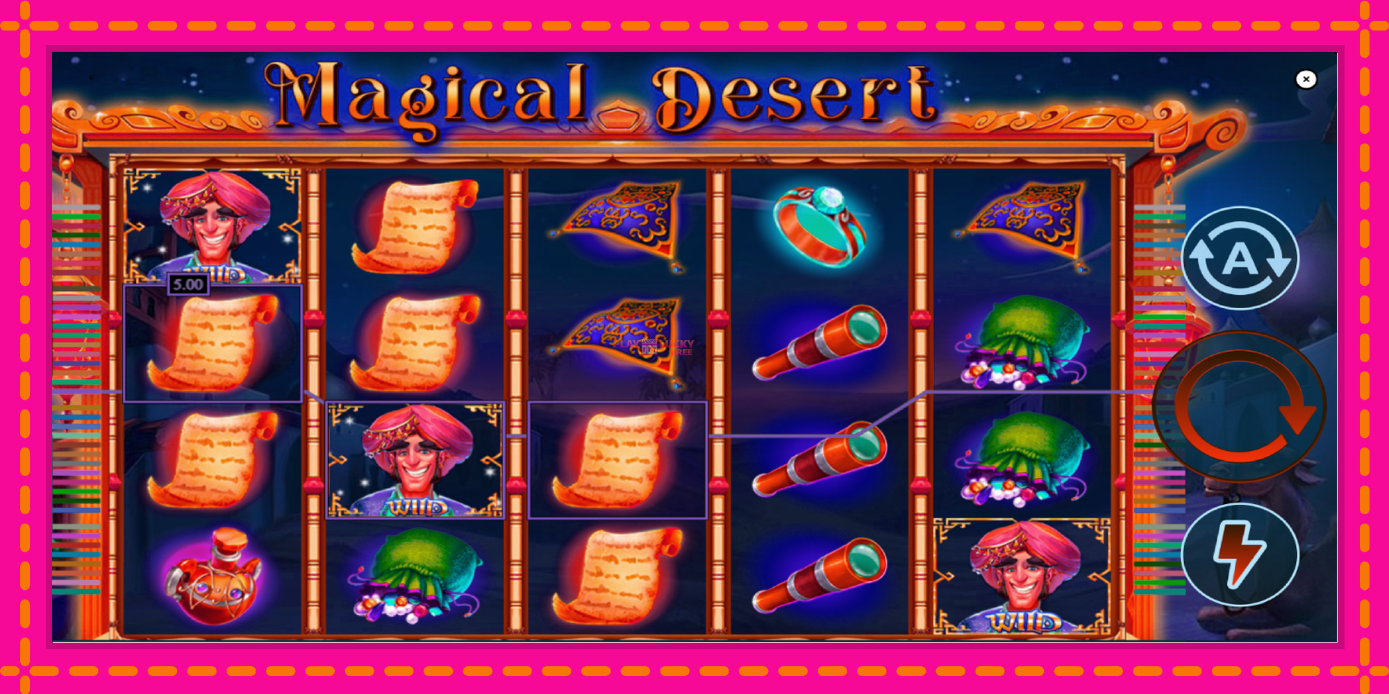 Безплатна игра в Magical Desert без регистрация, картина 3