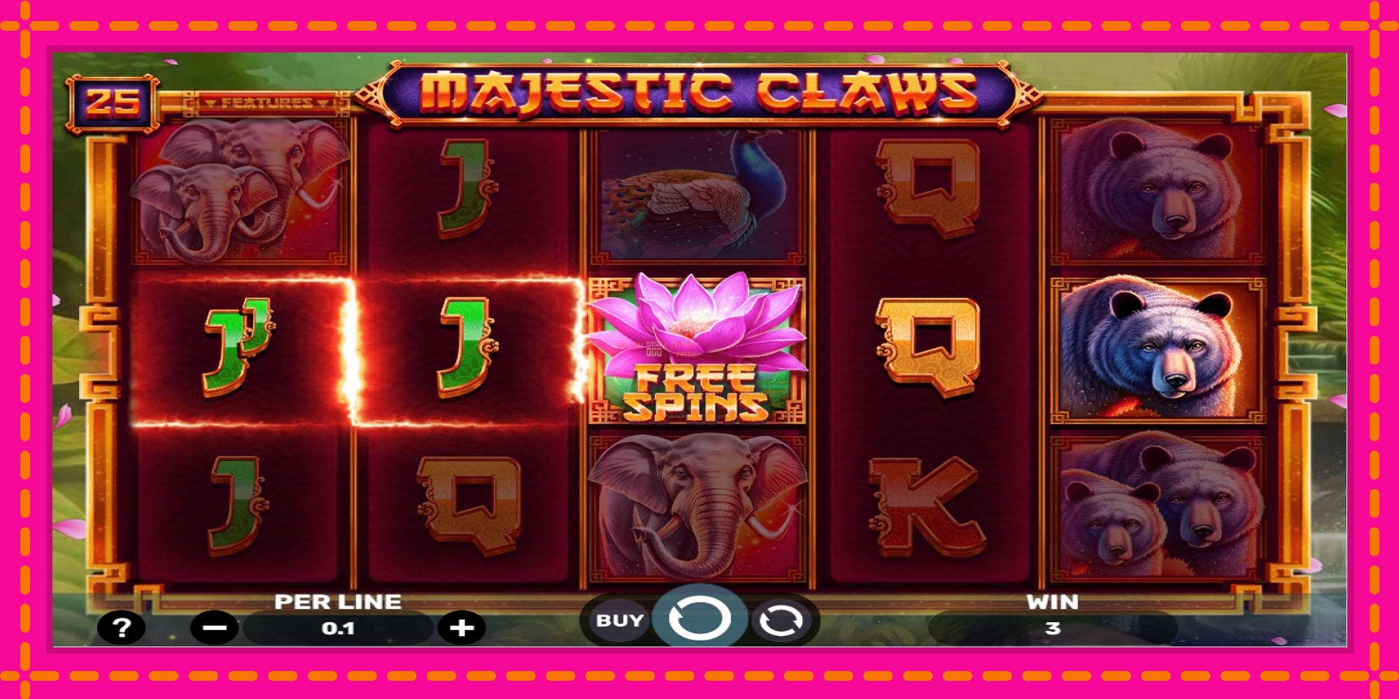 Безплатна игра в Majestic Claws без регистрация, картина 2