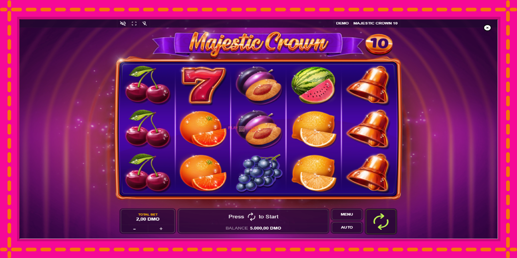 Безплатна игра в Majestic Crown 10 без регистрация, картина 1