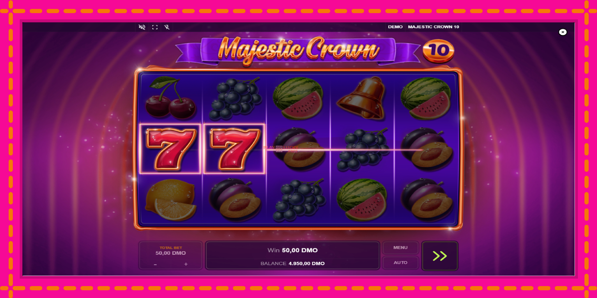 Безплатна игра в Majestic Crown 10 без регистрация, картина 3