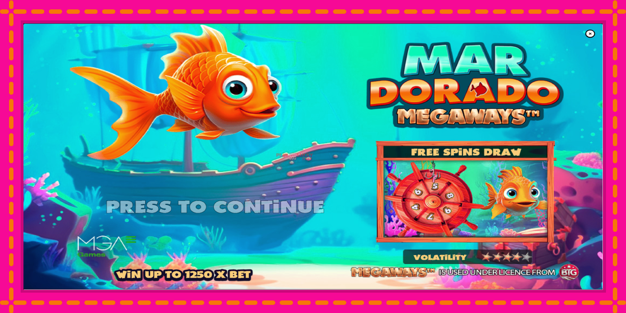 Безплатна игра в Mar Dorado Megaways без регистрация, картина 1