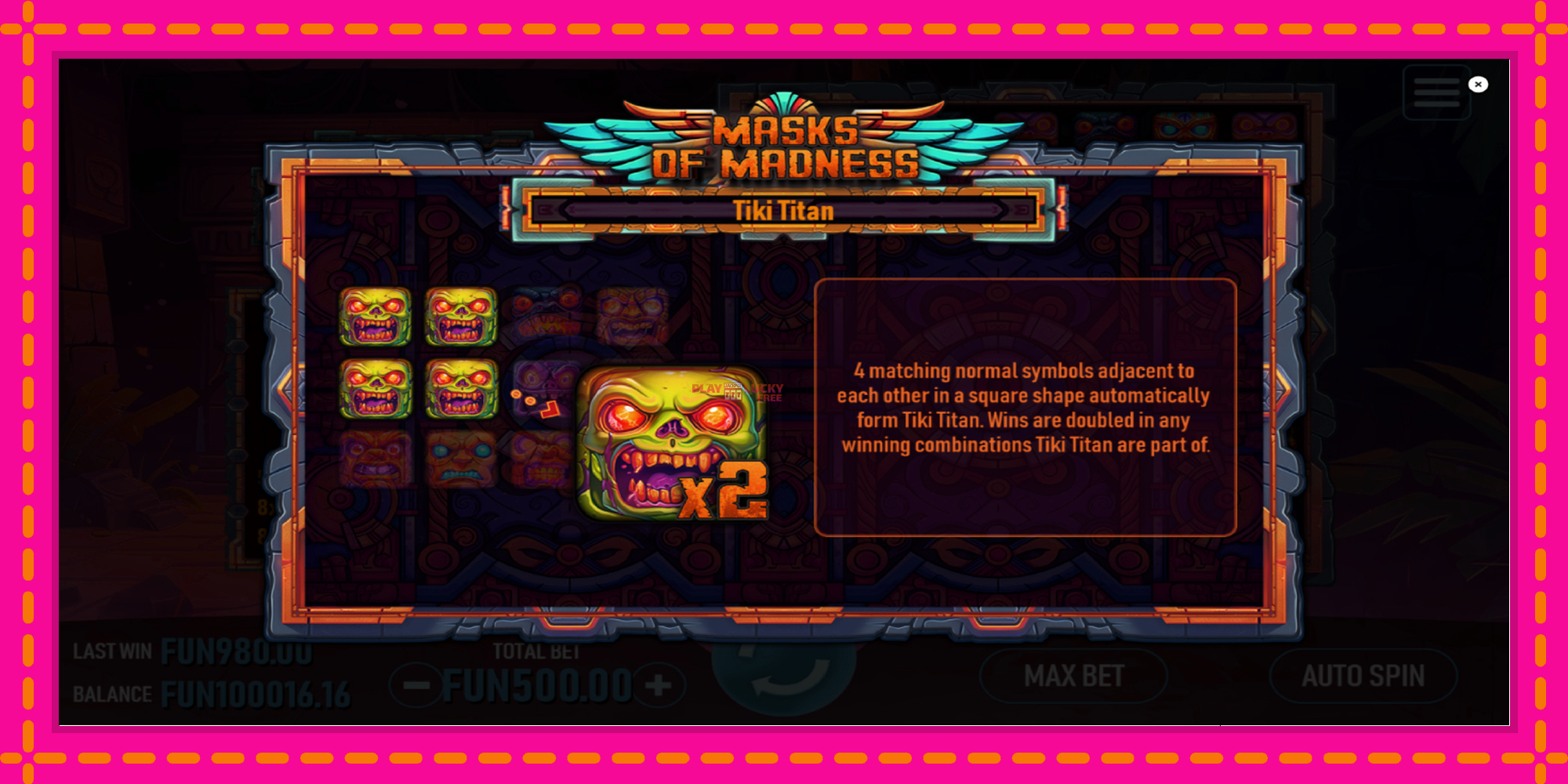 Безплатна игра в Masks of Madness без регистрация, картина 6