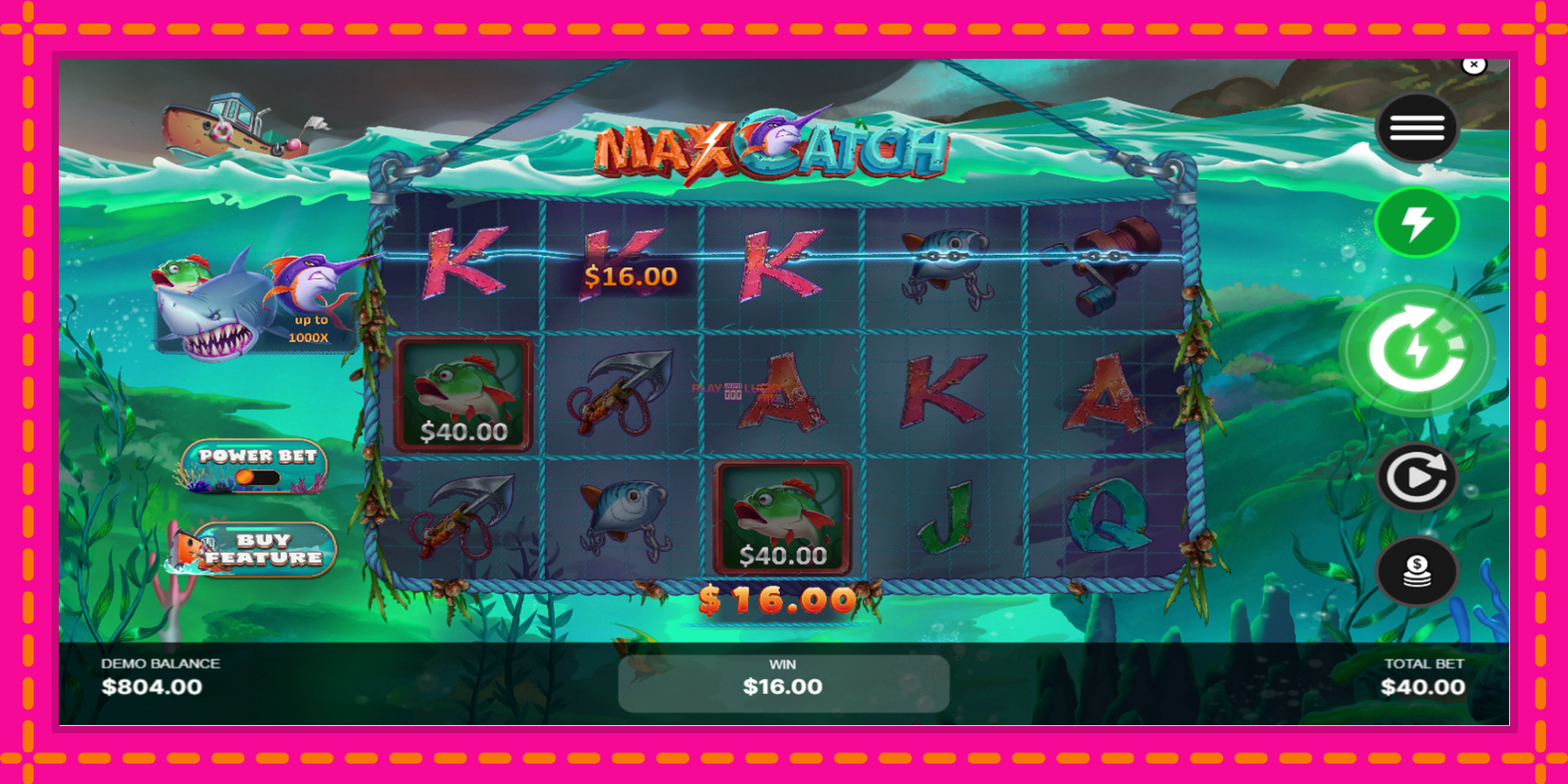 Безплатна игра в Max Catch без регистрация, картина 4