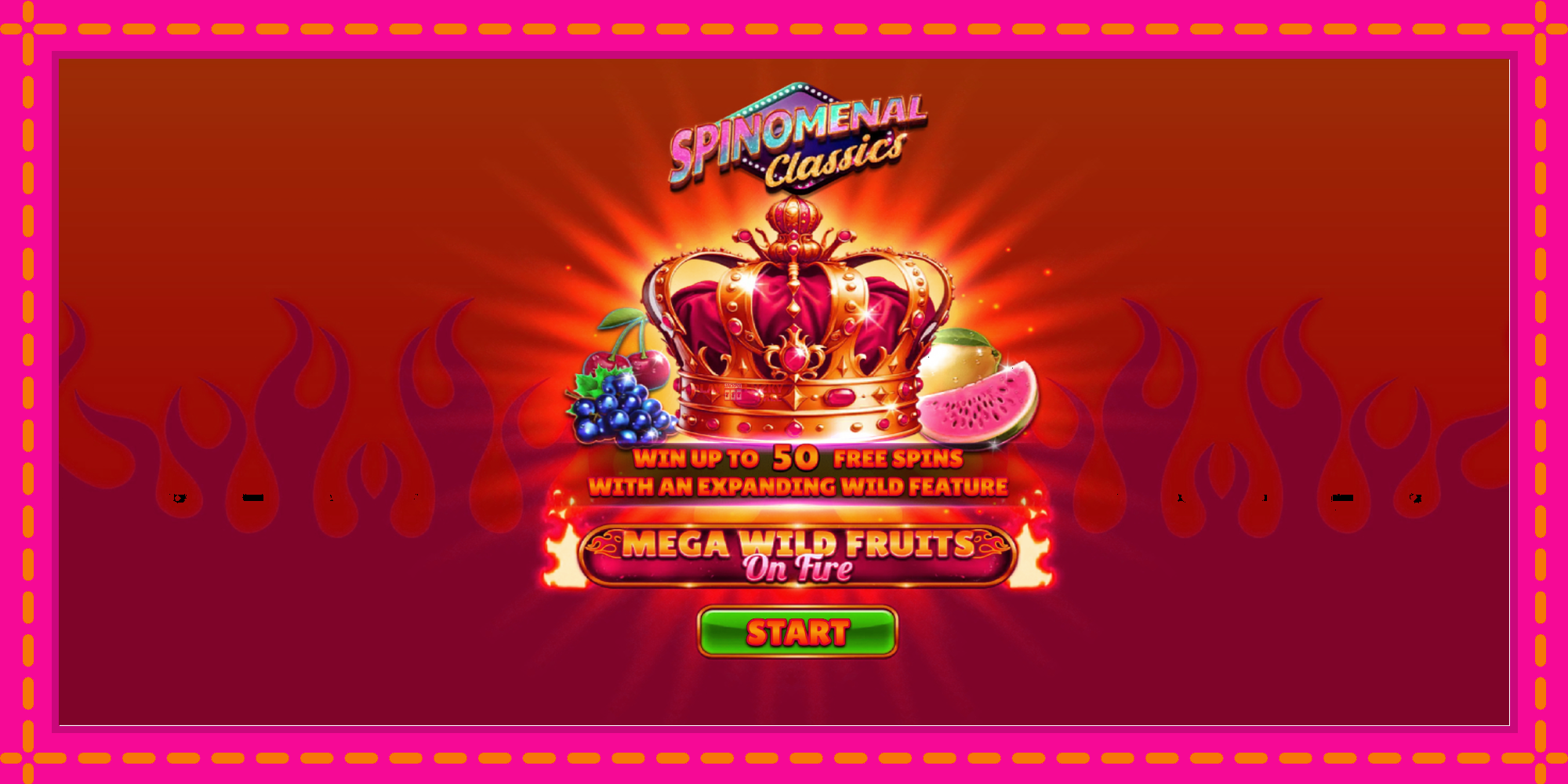 Безплатна игра в Mega Wild Fruits - On Fire без регистрация, картина 1