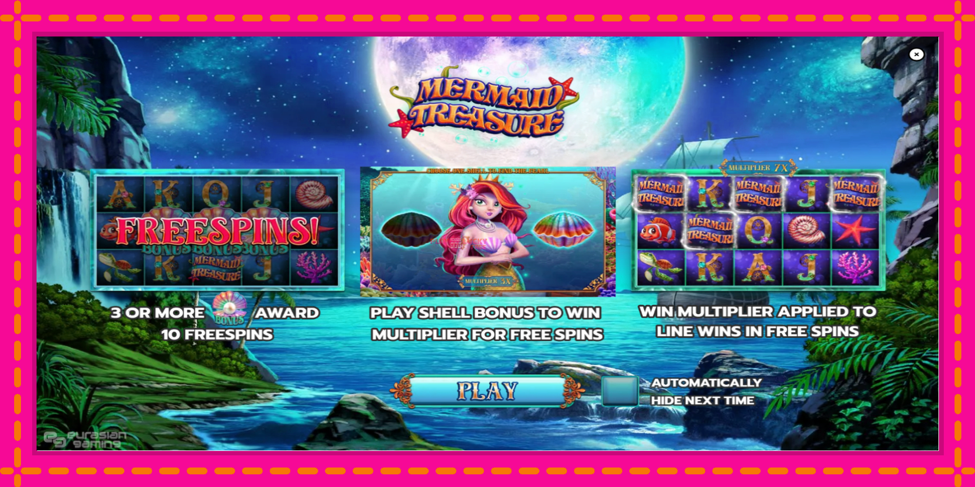 Безплатна игра в Mermaid Treasure без регистрация, картина 1