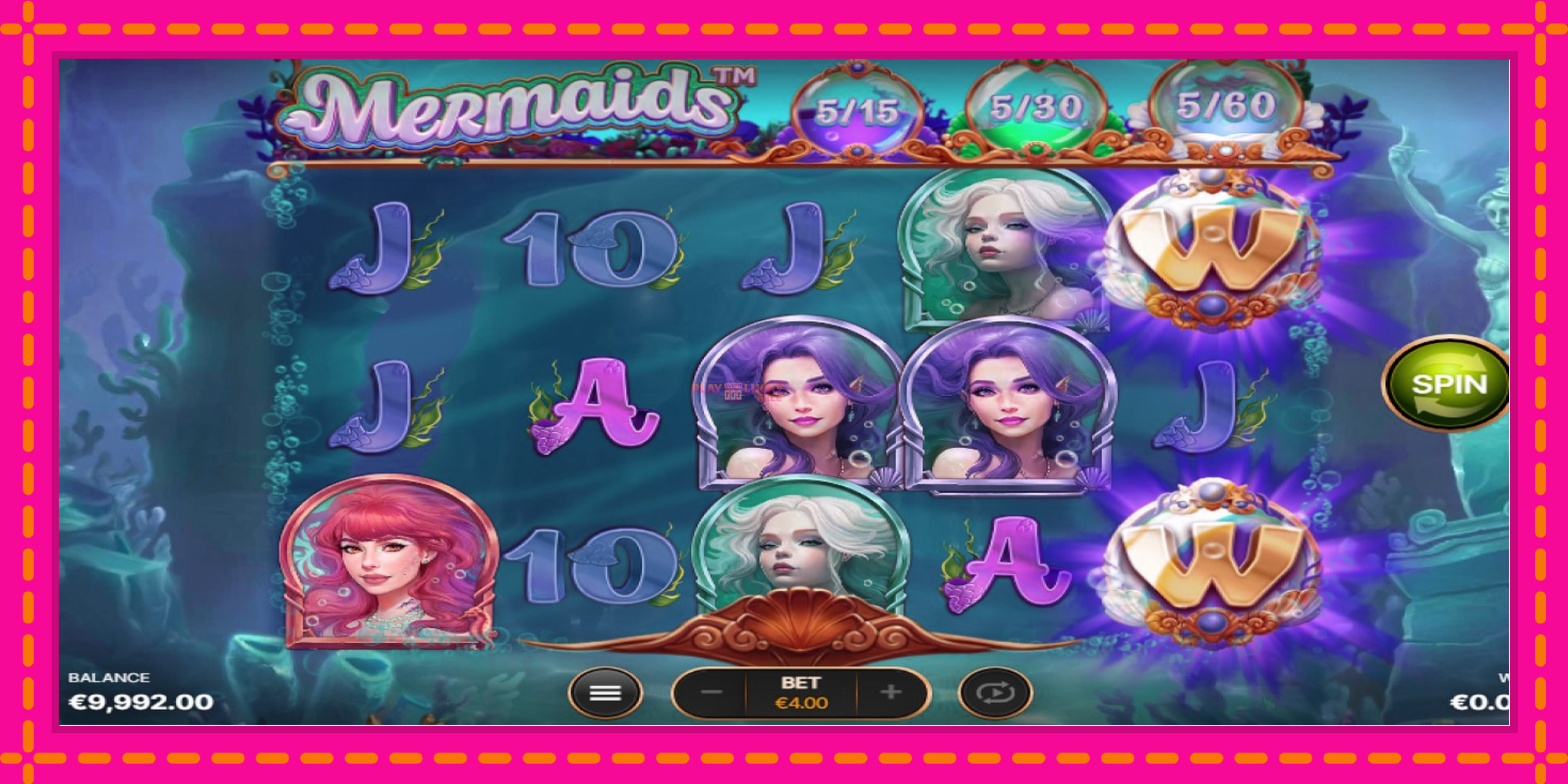 Безплатна игра в Mermaids без регистрация, картина 2