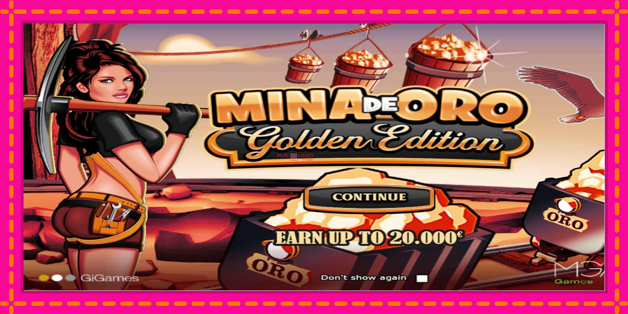 Безплатна игра в Mina de Oro Golden Edition без регистрация, картина 1