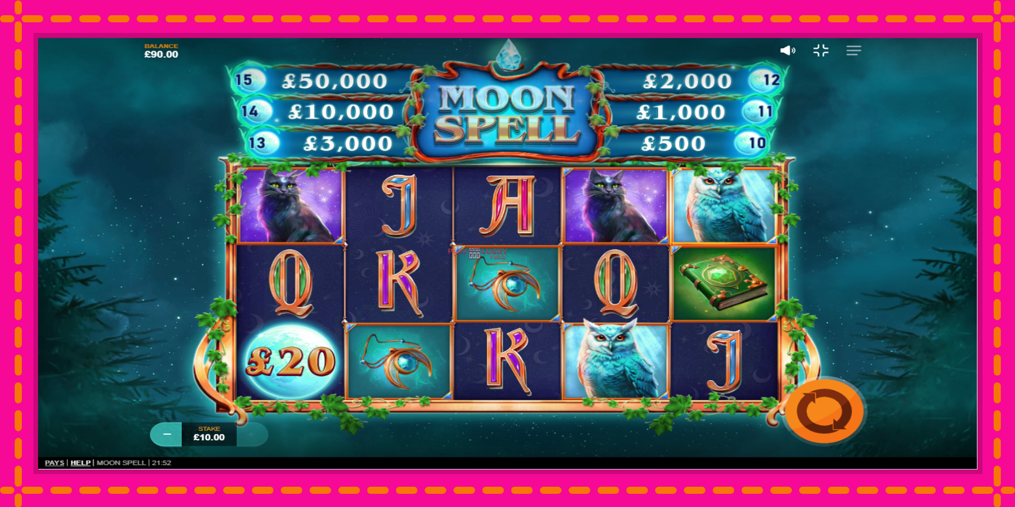 Безплатна игра в Moon Spell без регистрация, картина 4