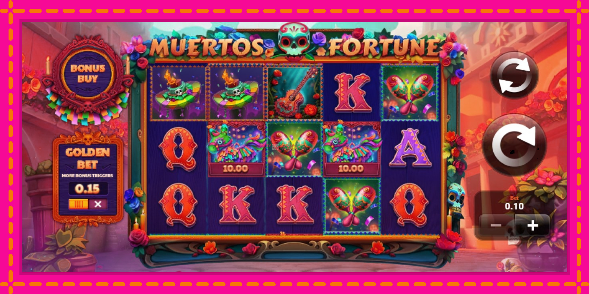 Безплатна игра в Muertos Fortune без регистрация, картина 3