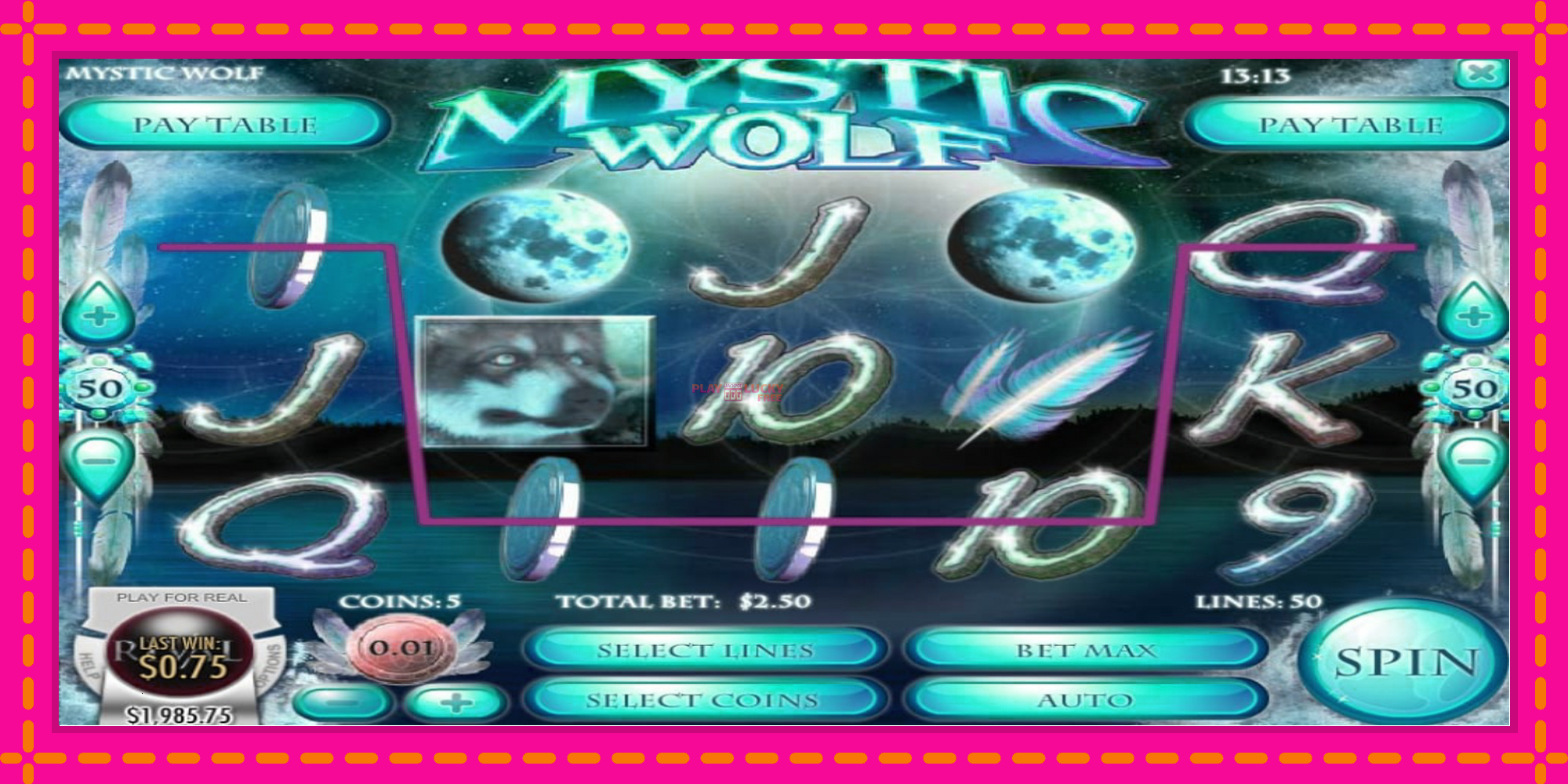 Безплатна игра в Mystic Wolf без регистрация, картина 3